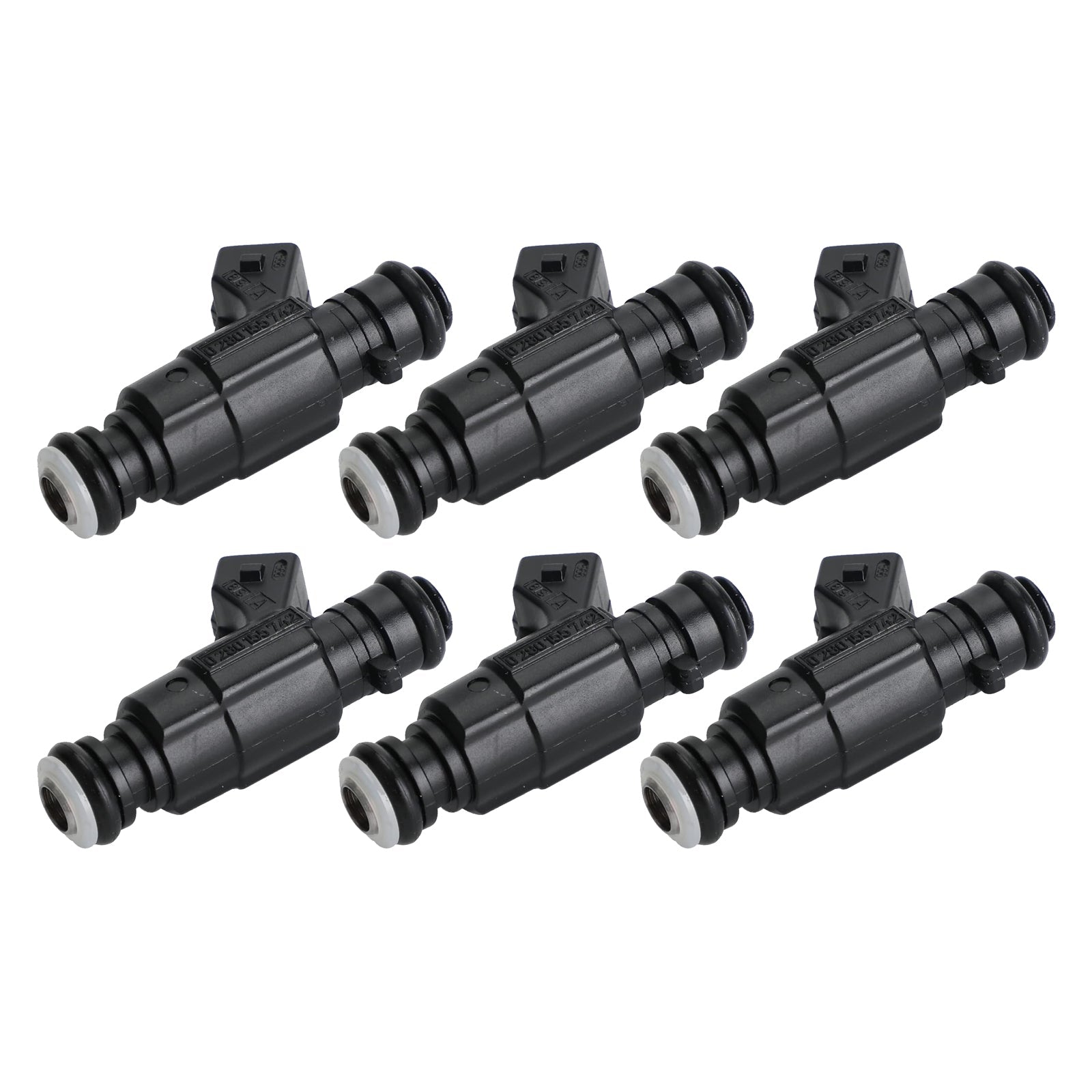 6Pcs Fuel Injector For Mercedes E320 ML320 C280 CLK320 2.8 3.2 V6 0280155742