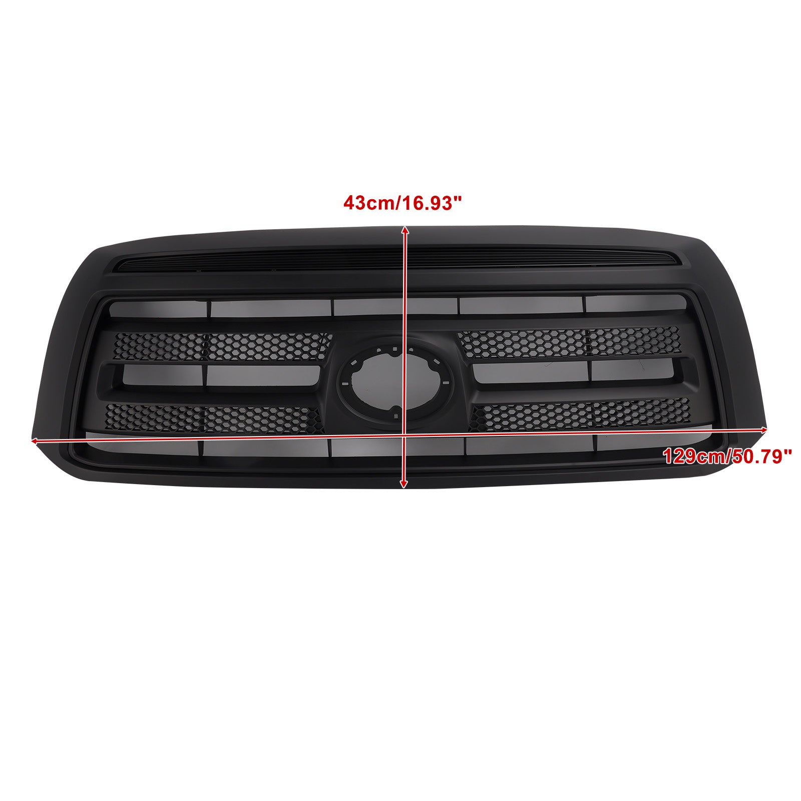2010-2013 Fit Toyota Tundra Matte Black Front Bumper Grill Grille
