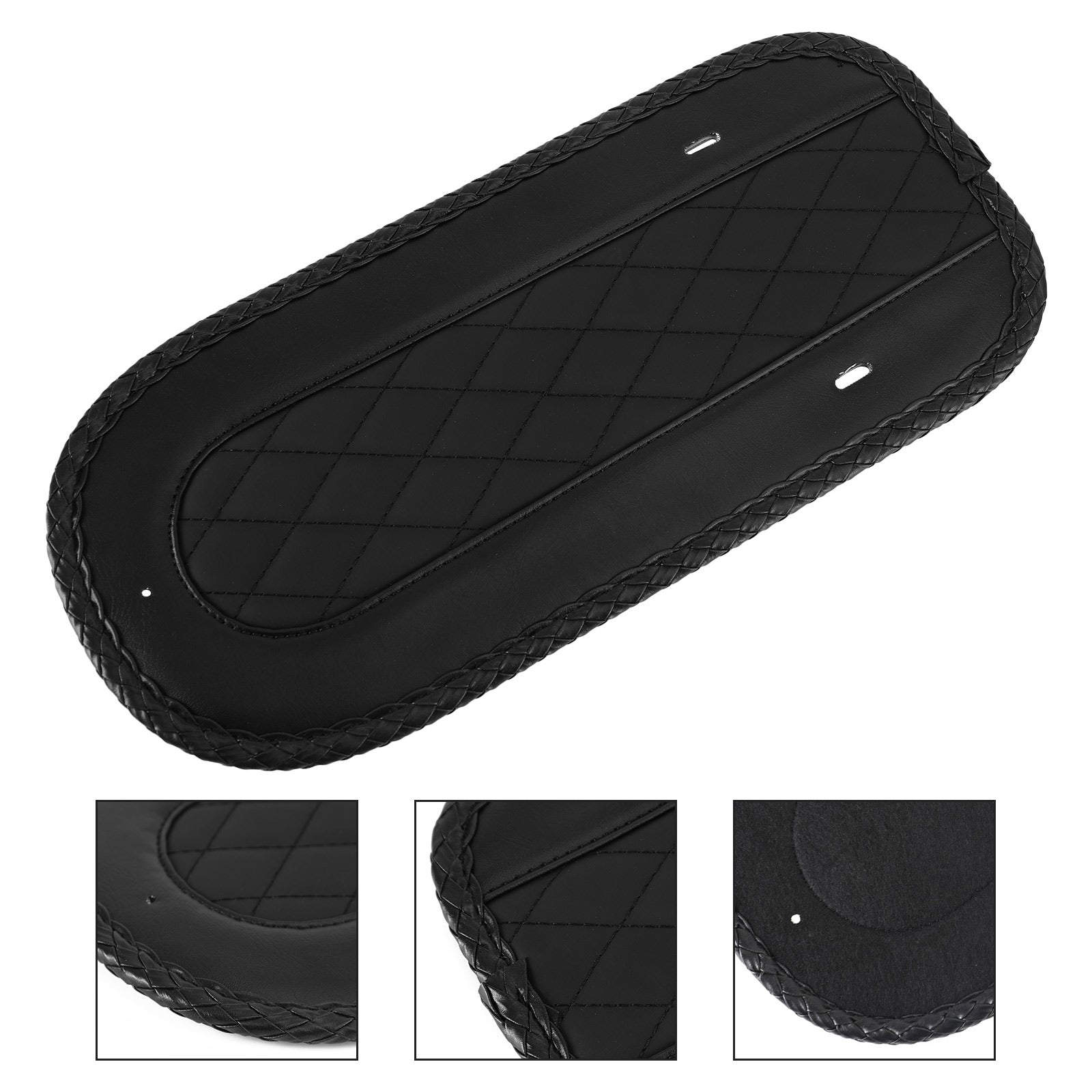 Rear Fender Bib PU Leather Solo Seat for Touring Road Glide FLHX 2008-2020