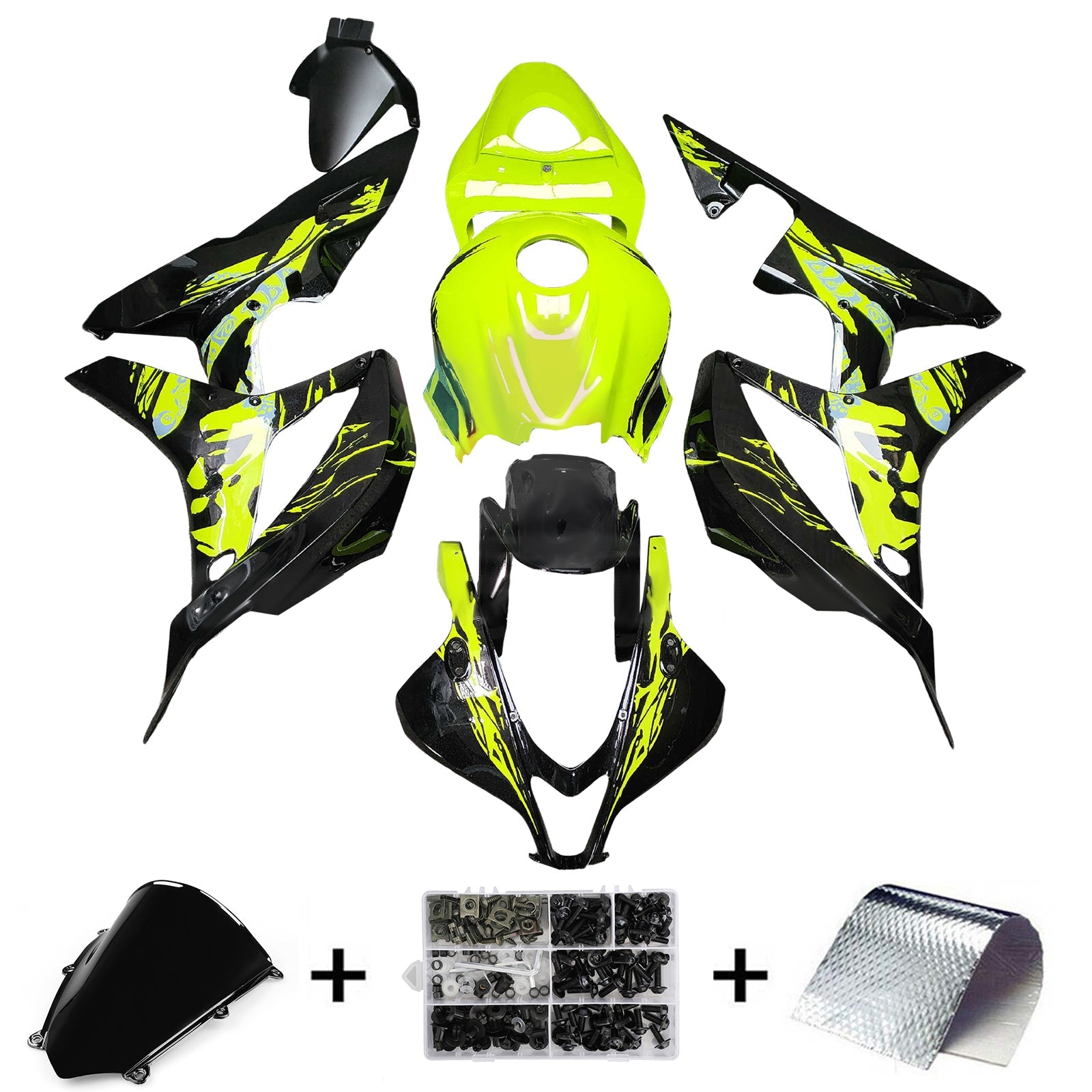 Injection Fairing Kit Bodywork Plastic ABS For Honda CBR600RR 2007-2008 F5