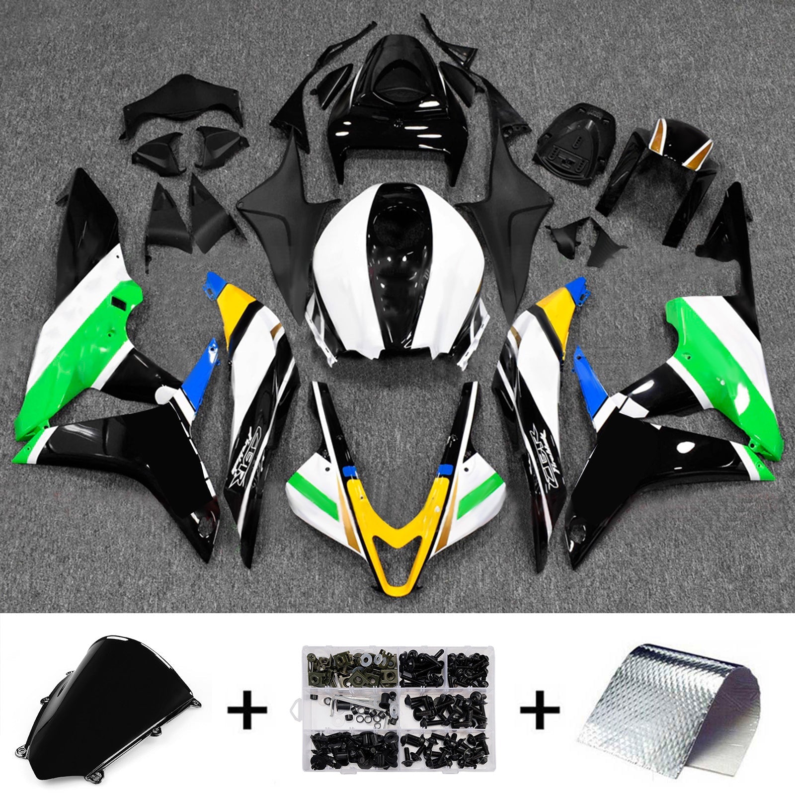 Injection Fairing Kit Bodywork Plastic ABS For Honda CBR600RR 2007-2008 F5