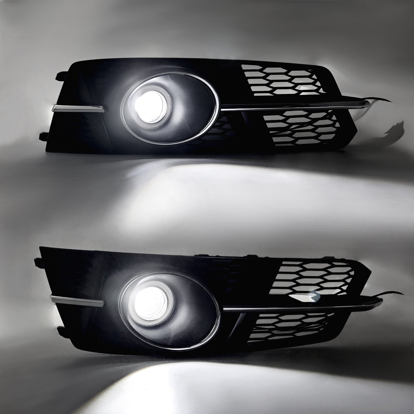 2016-2018 Audi A6 S6 Sline Fog Light Grill Cover Lamp Grille W/ Fog Light