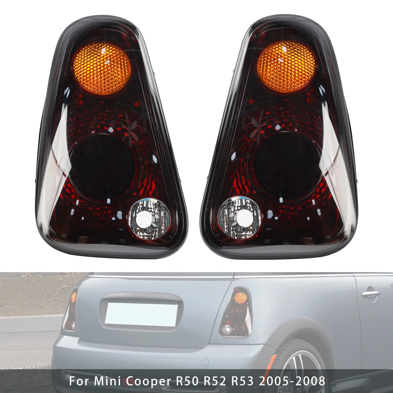 2005-2008 Mini Cooper R50 R52 R53 Rear L+R Tail Light Lamp 63217166955 56