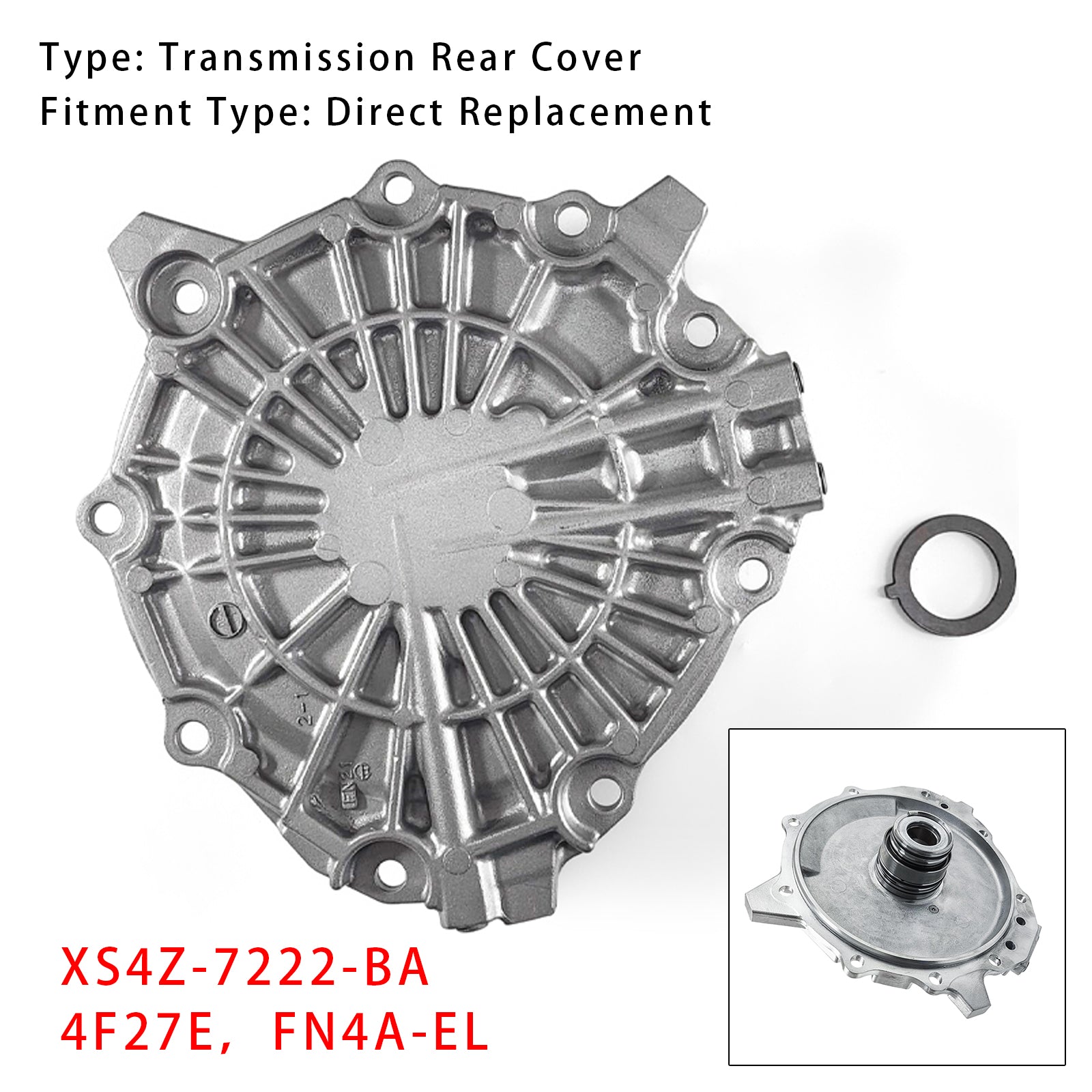 2007-2012 FORD ECOSPORT 4 SP FWD L4 2.0L Transmission Rear Cover 4F27E FN4A-EL