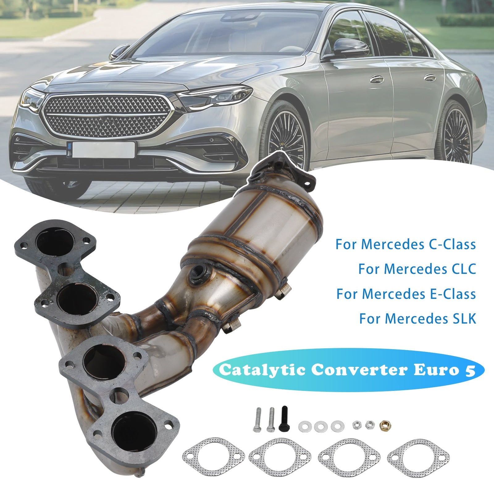 Mercedes C-Class E-Class CLC SLK Catalytic Converter A2711403009 Euro 5