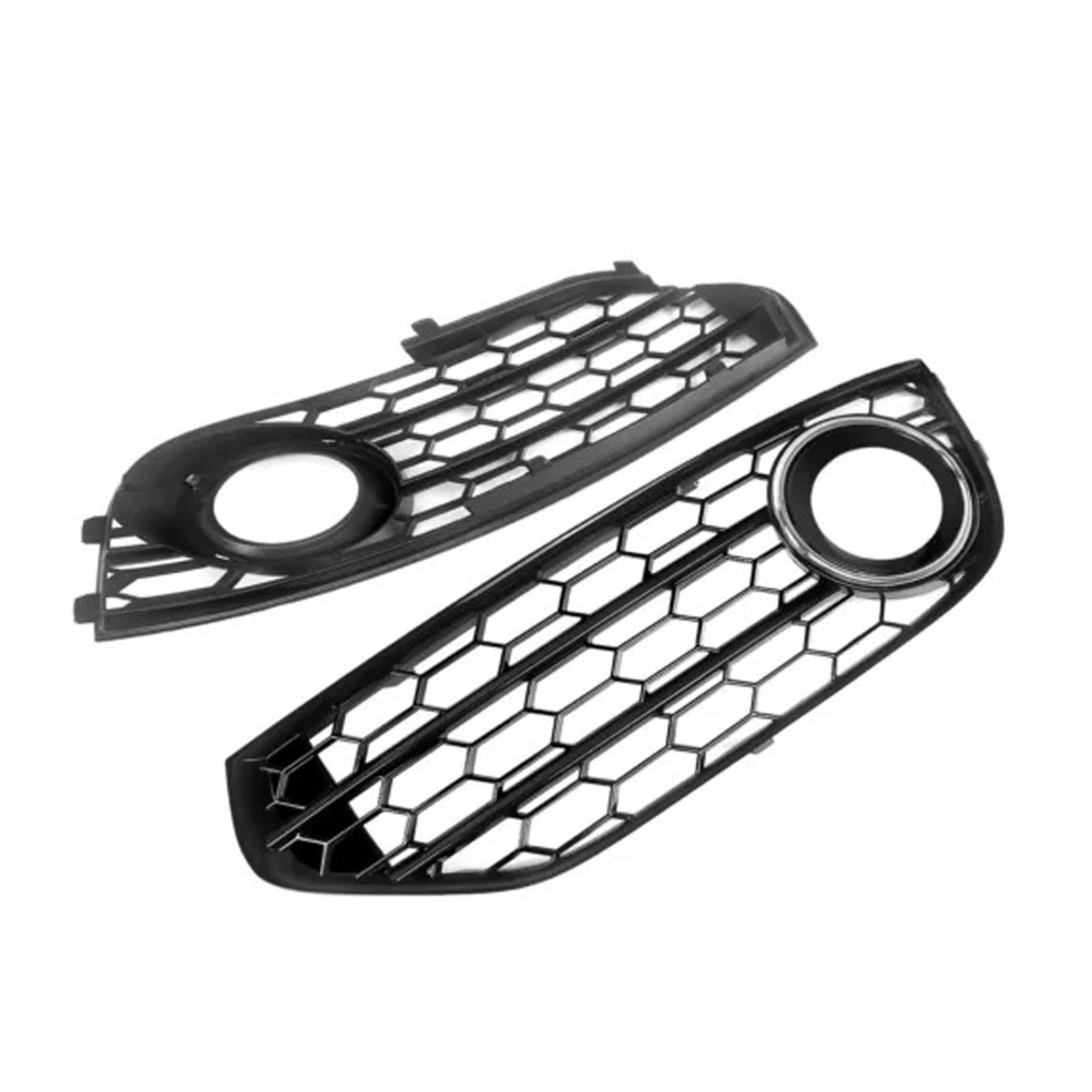 2010-2015 Audi A4 Allroad B8 Front Bumper Honeycomb Fog Grille Cover Chrome 8K0807681J 8K0807681H