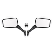 PAIR MIRRORS NEW Black Left Right Mirror 8MM 10MM For Motorcycle Motorbike