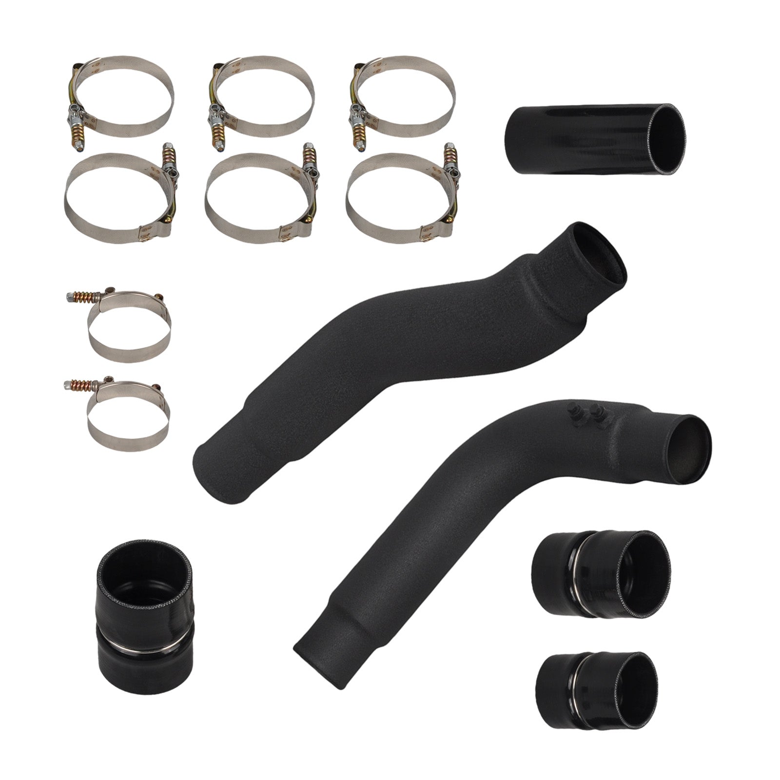 Intercooler Pipe Kit & Boots For Dodge 5.9L Cummins Diesel 2003-2007 Black