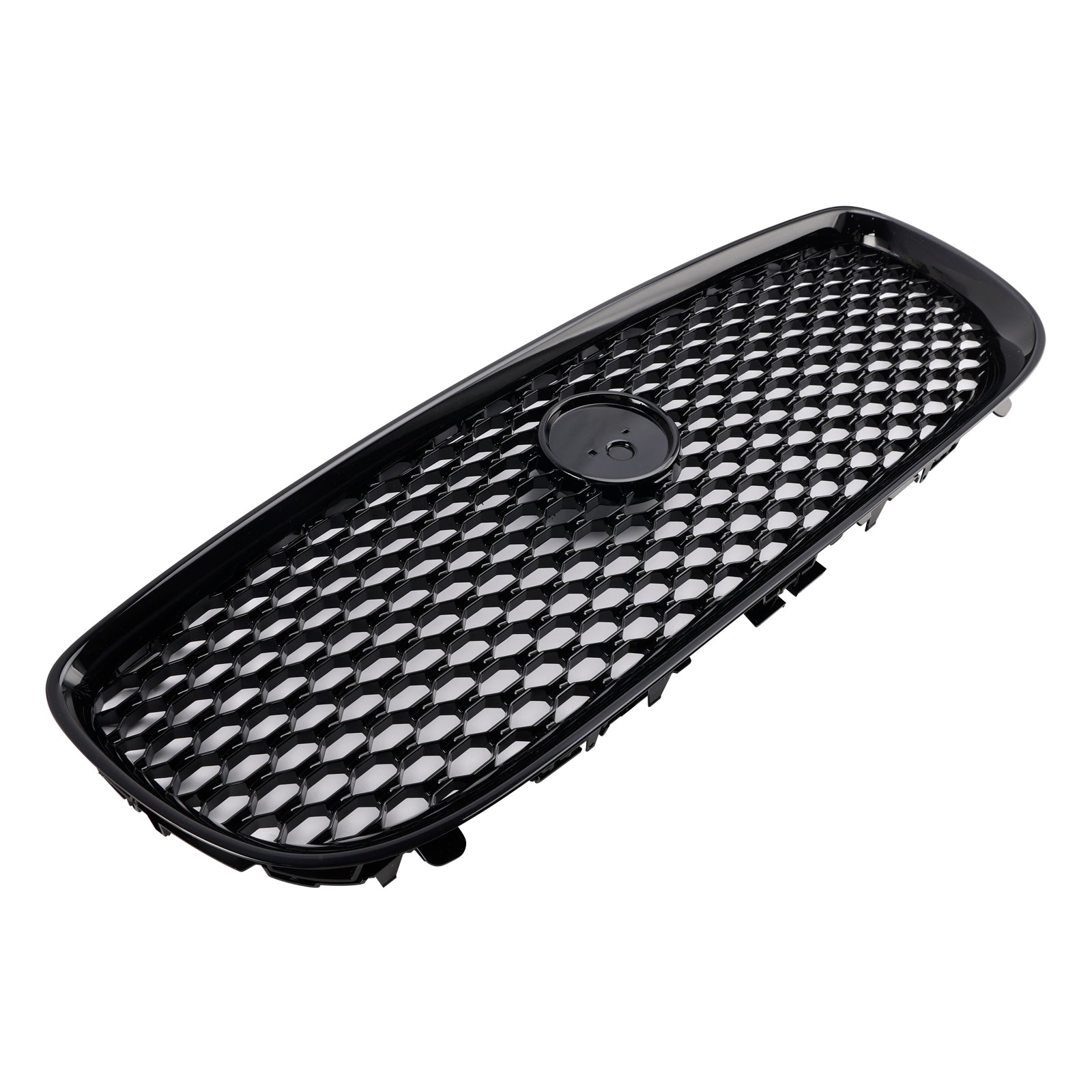 2015-2018 Jaguar XE Pre-Facelift Gloss Black Honeycomb Front Bumper Grille Grill