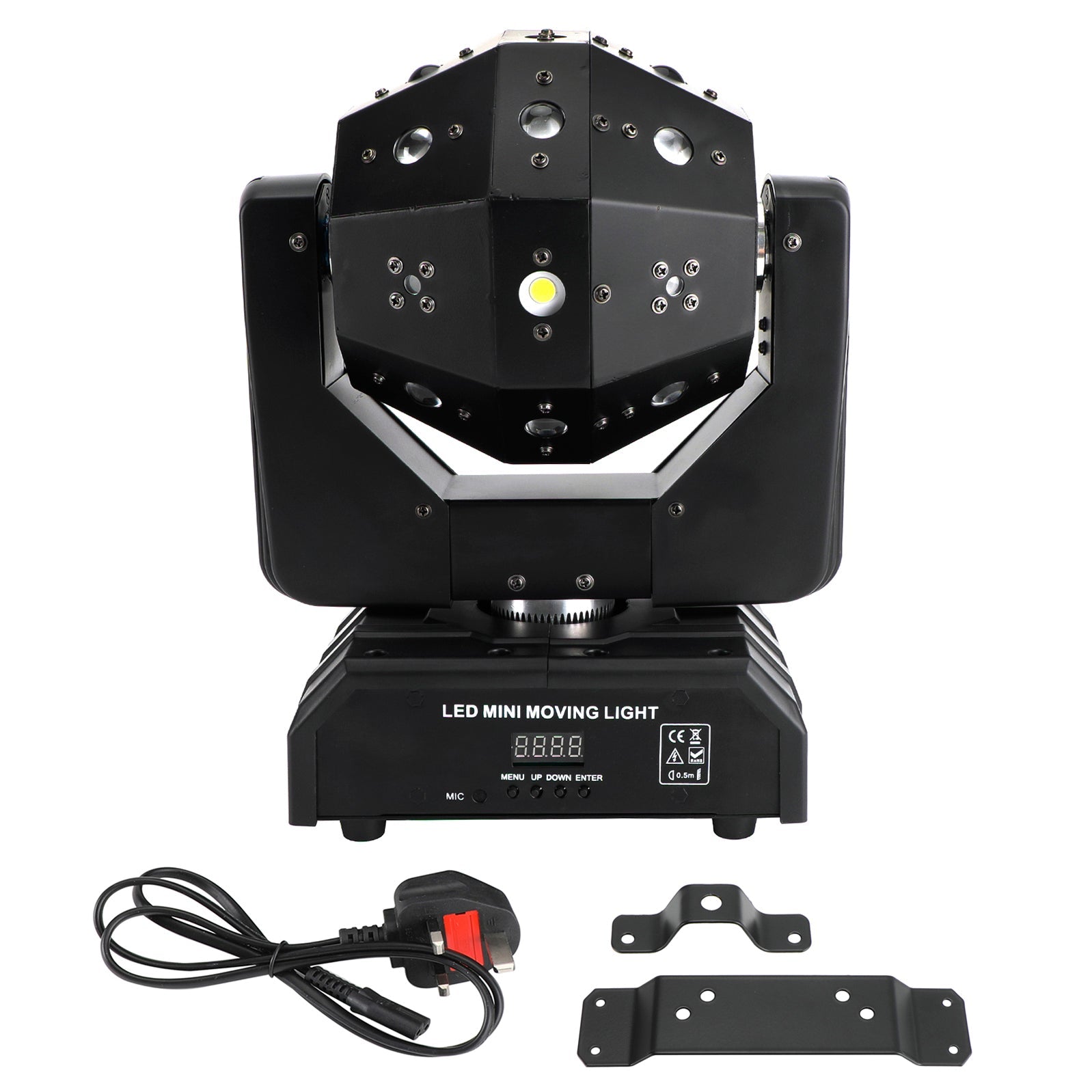 RGBW 3In1 LED Laser Moving Head Stage Light DMX DJ Disco Party Effect Lighting