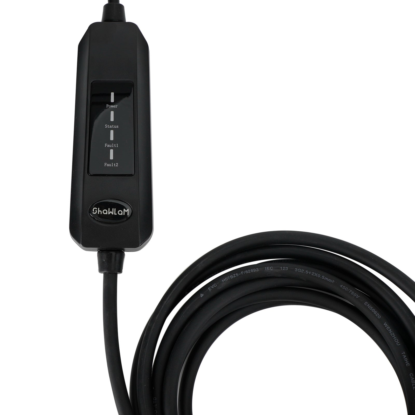 Type 2 13A Portable UK Plug EV Charging Cable - 5.5M 3 Pin Electric Car Charger