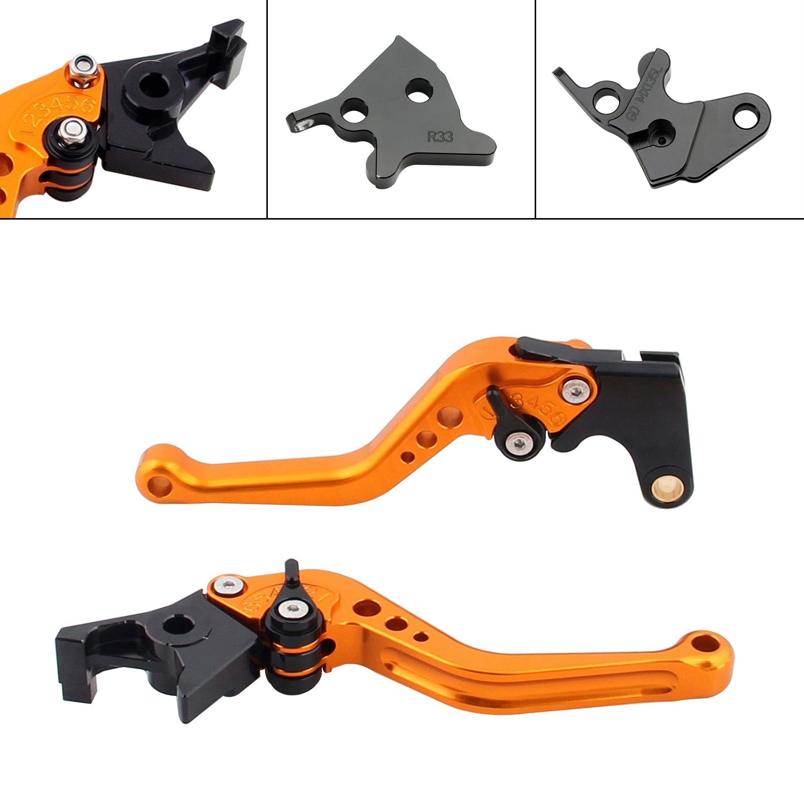 2005-2014 YAMAHA YBR125 NEW Short Clutch Brake Lever