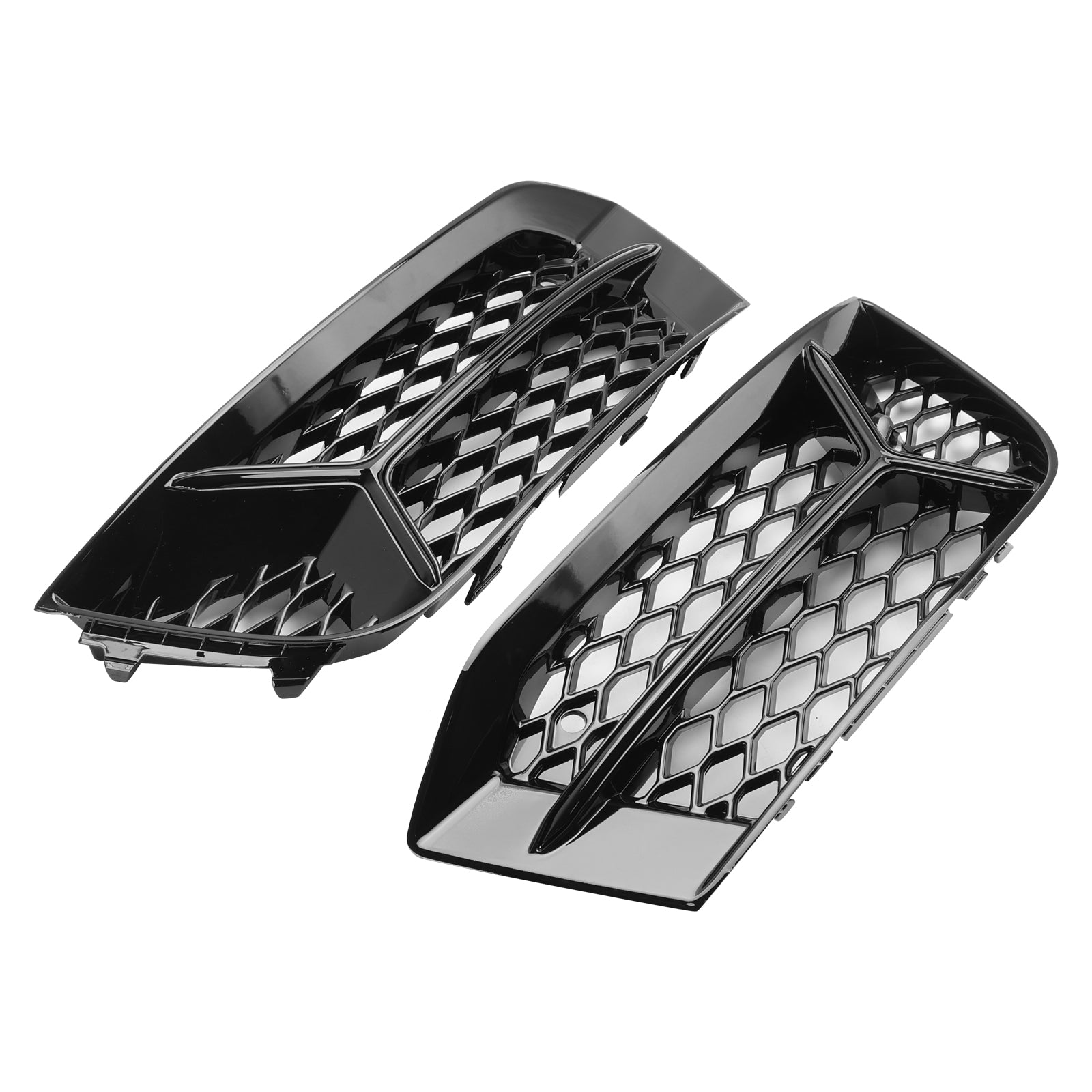 2017-2020 Audi A3 Front Bumper Grill Fog Light Cover Lamp Frame Trim
