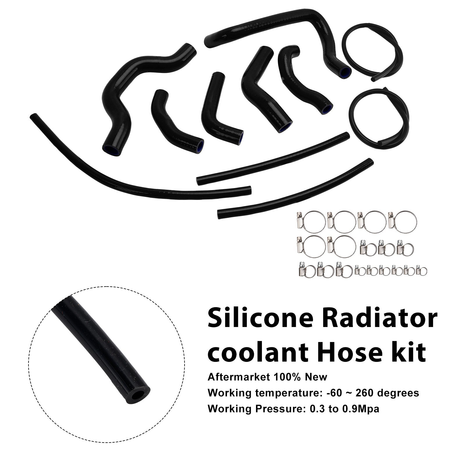 2021-2025 Ducati Monster 937 Silicone Radiator coolant Hose