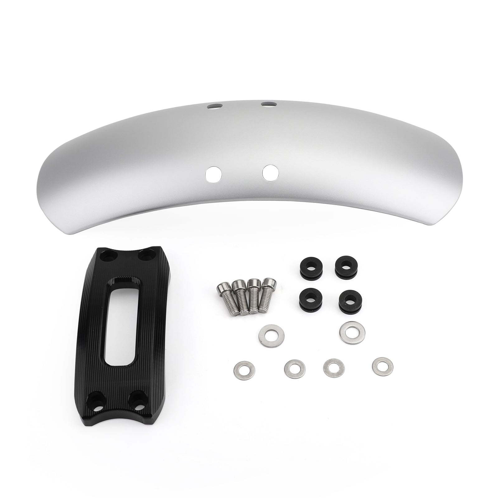 2016-2019 BMW R NINE T Scrambler Front Fender Mudguard Silver