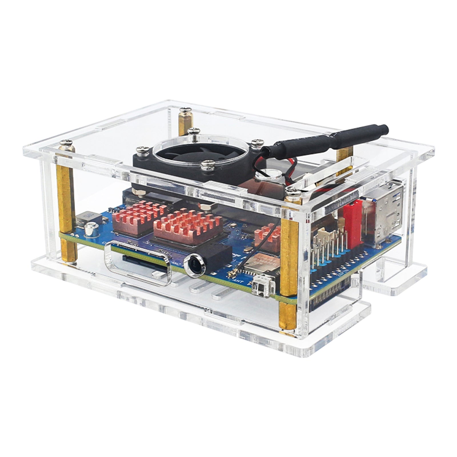Orange Pi RV2 Dedicated Shell Development Board Acrylic Shell Transparent Box