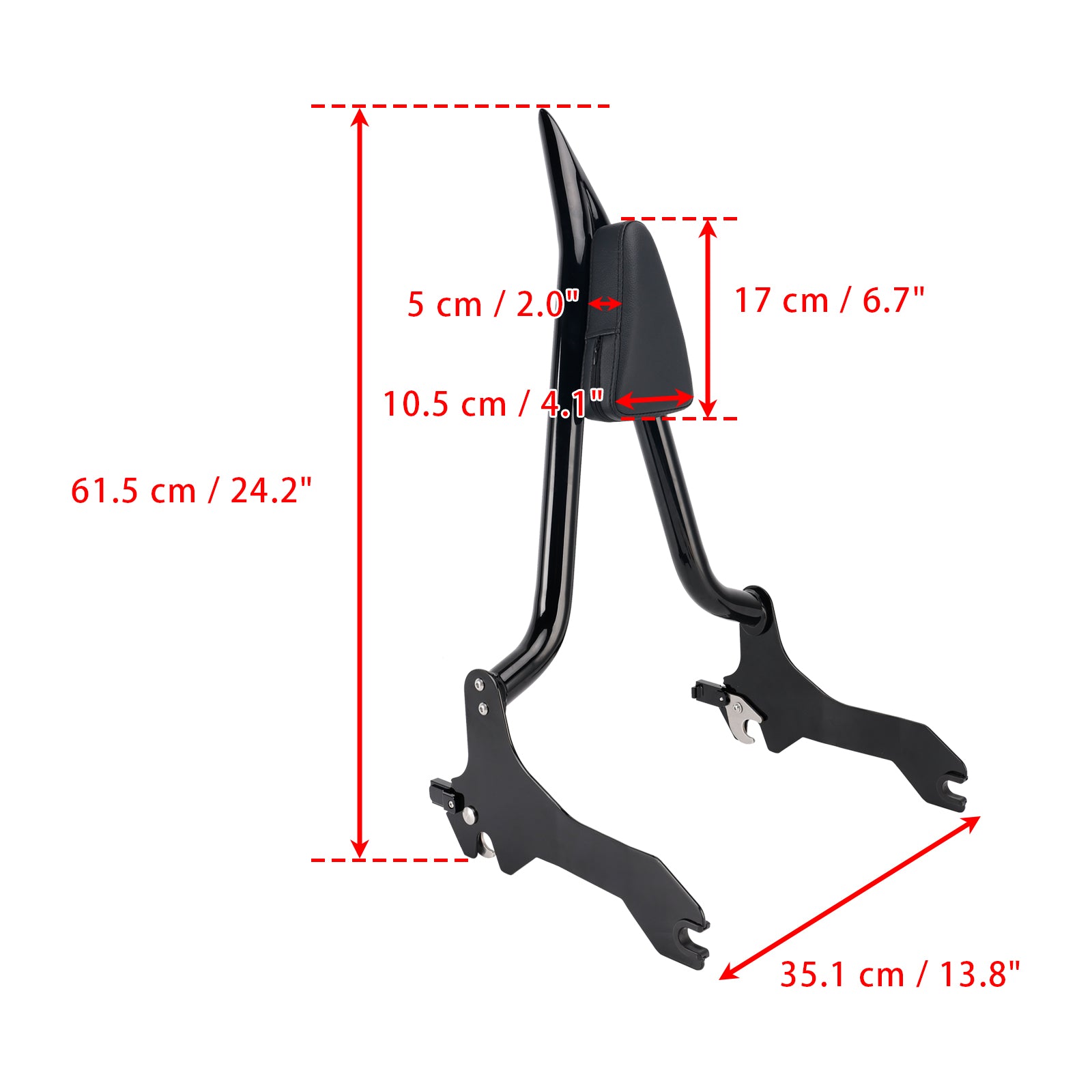 Passenger Sissy Bar Backrest for Softail Breakout 114 FLFB FLFBS FXBR RXBRS 2018+
