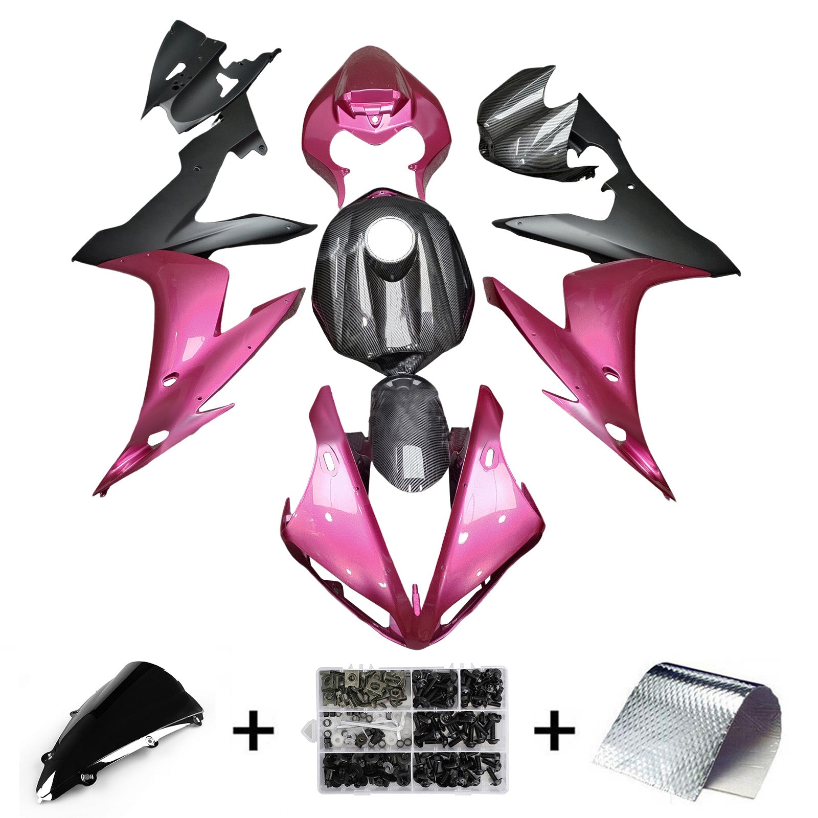 Injection Fairing Kit Bodywork Plastic ABS For Yamaha YZFR1 YZF-R1 2004-2006