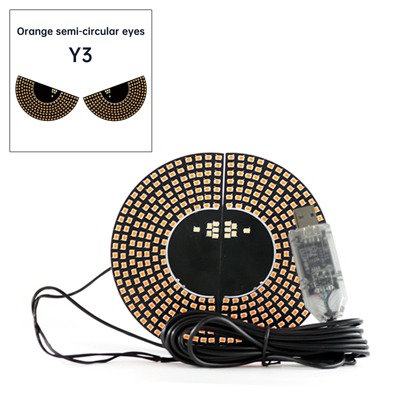 LED-Screen Devil's Eye Car Eye Light Truck Dynamic LED Light