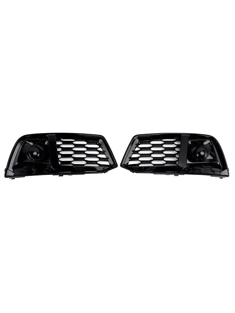 2018-2022 Fit Audi Q5 2PCS Front Bumper Cover Grill Grille Bezel Insert W/ACC