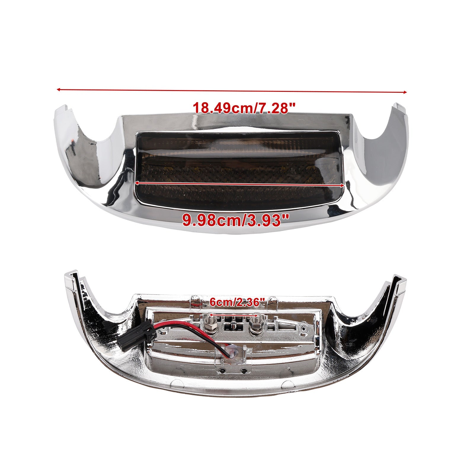 Front Fender Tip LED Lens Fit For Electra Glide Ultra Limited Low 2014-2023