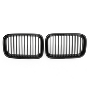 New Glossy Black Kidney Sport Hood Grill Grille For BMW E36 318i 325i 1992-1996