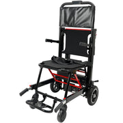 Electric Stair Climbing Wheelchair — Caregiver-Operated, Tracked for Straight Stairs ≤50°, 350 lb (160 kg), 24V Li-ion