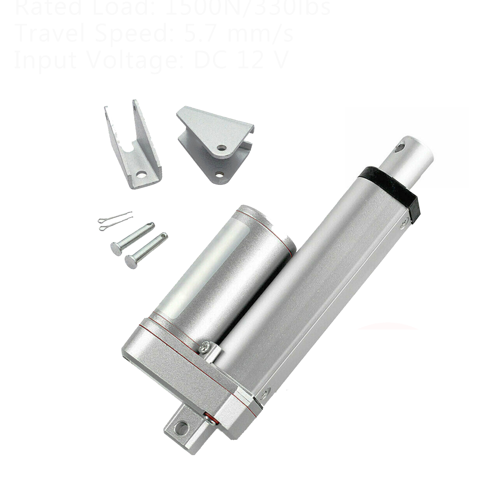 4"/100mm Heavy Duty Linear Actuator Snow Blower 12V Stroke 1500N Max Lift