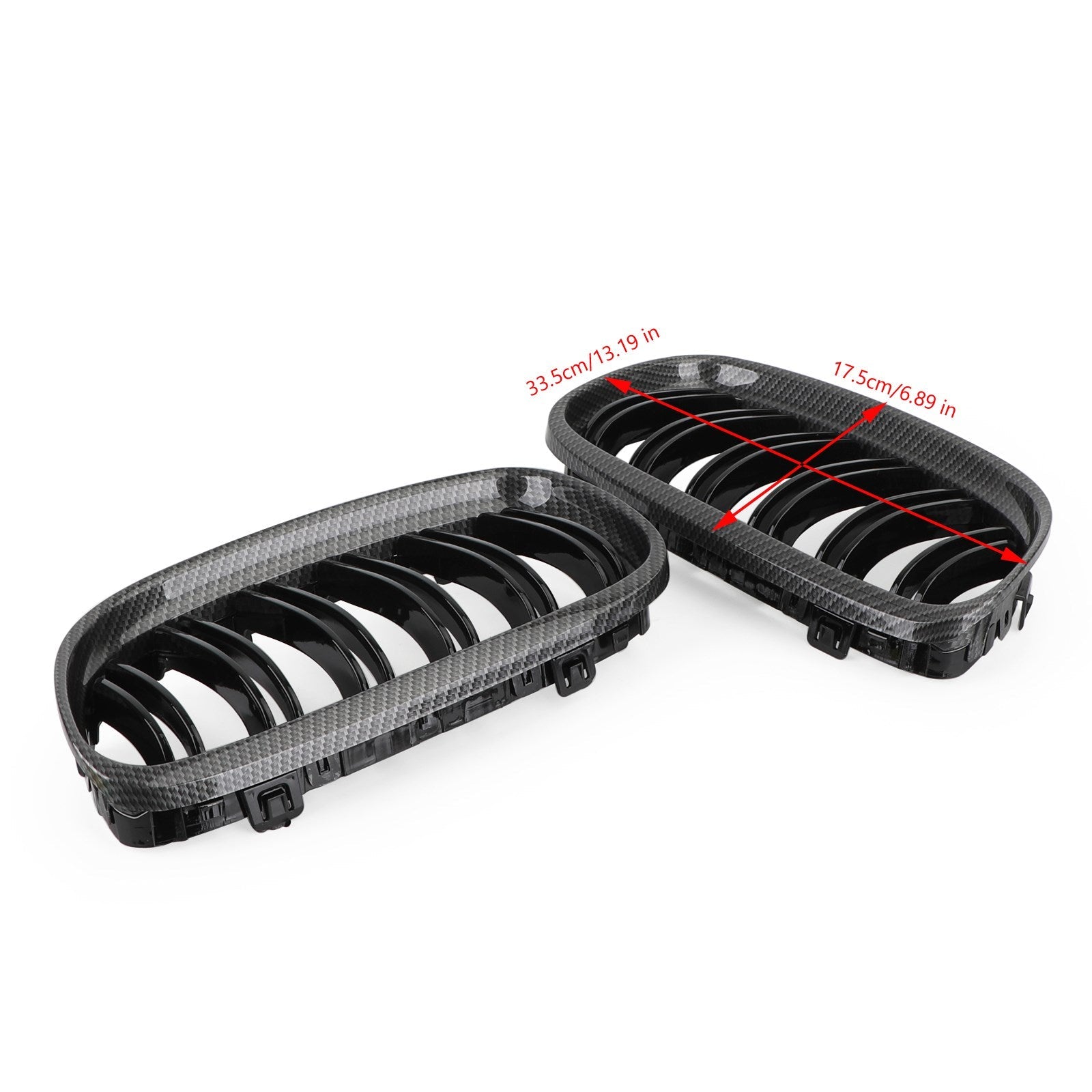 2008-2012 BMW E90/E91 LCI 3 Series Front Kidney Grill Grilles Carbon Fiber 02HGL1106ABK Generic