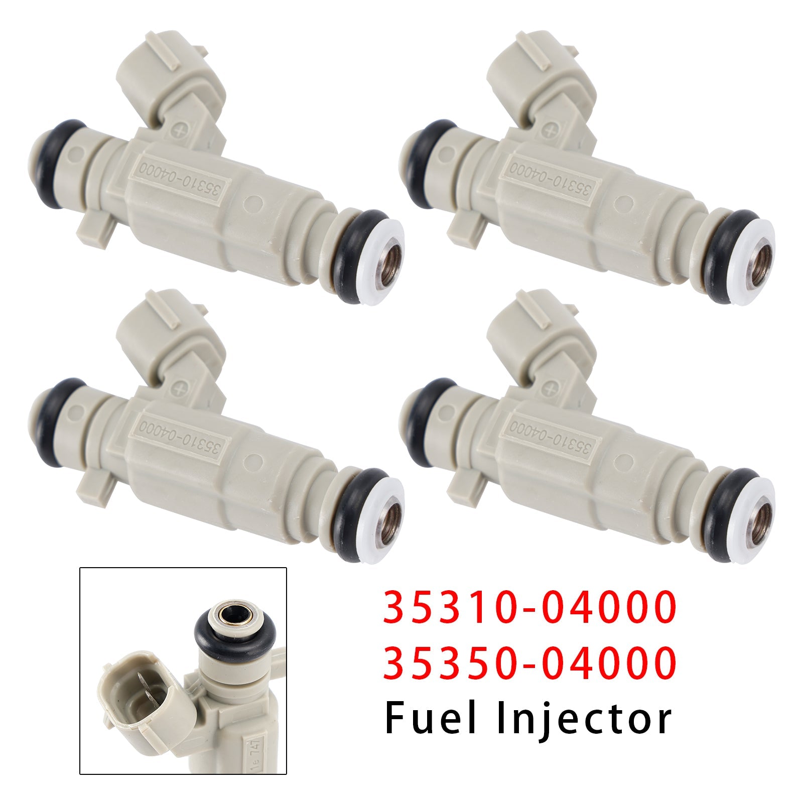 4Pcs Fuel Injector For Hyundai Kia 1.0 1.2 2011-2020 35310-04000 35350-04000