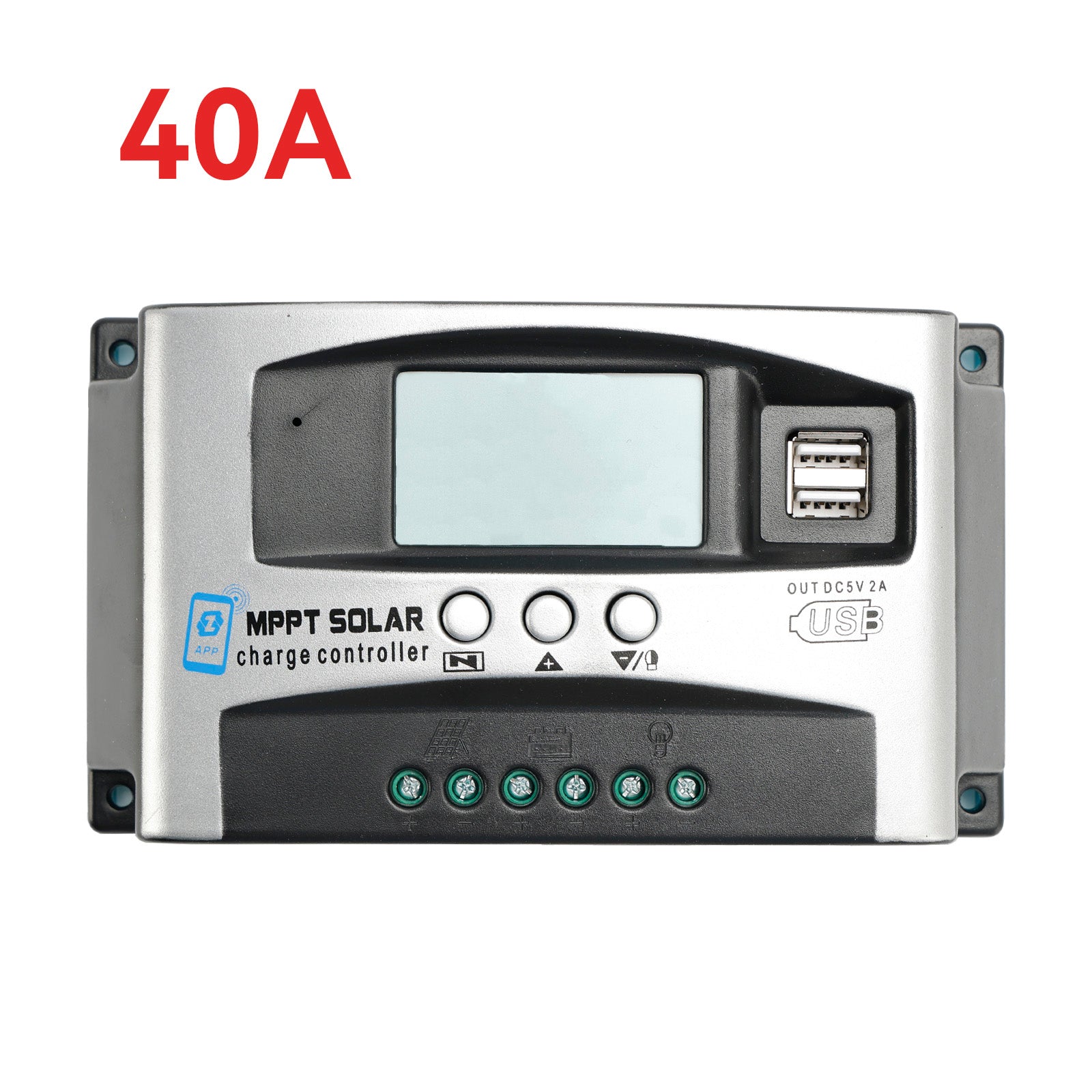 30A/40A MPPT High Energy Solar Controller APP to Remotely Manage DSP Controller