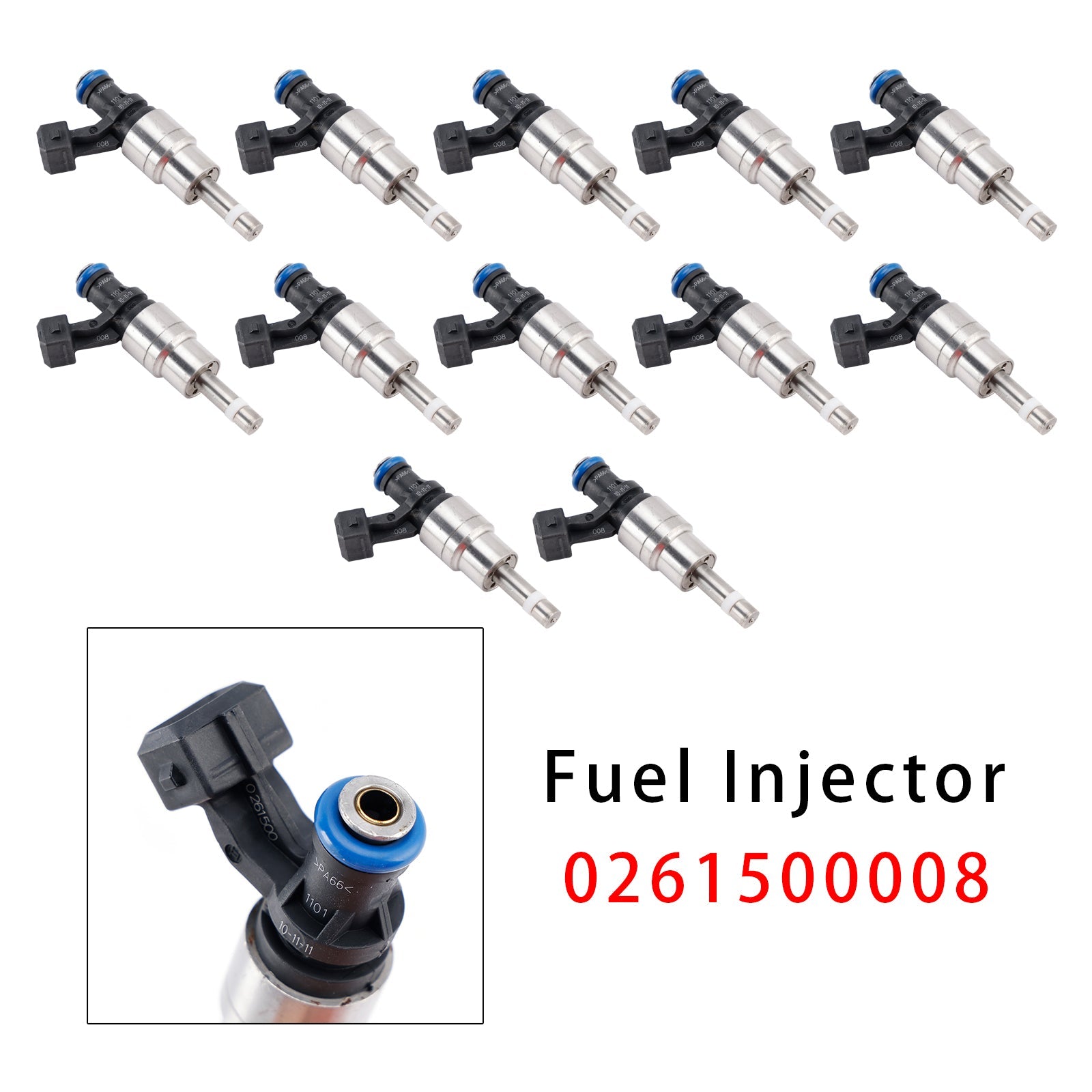 2002- Rolls-Royce Phantom 6.75 12PCS Fuel Injector 0261500008 FJ742