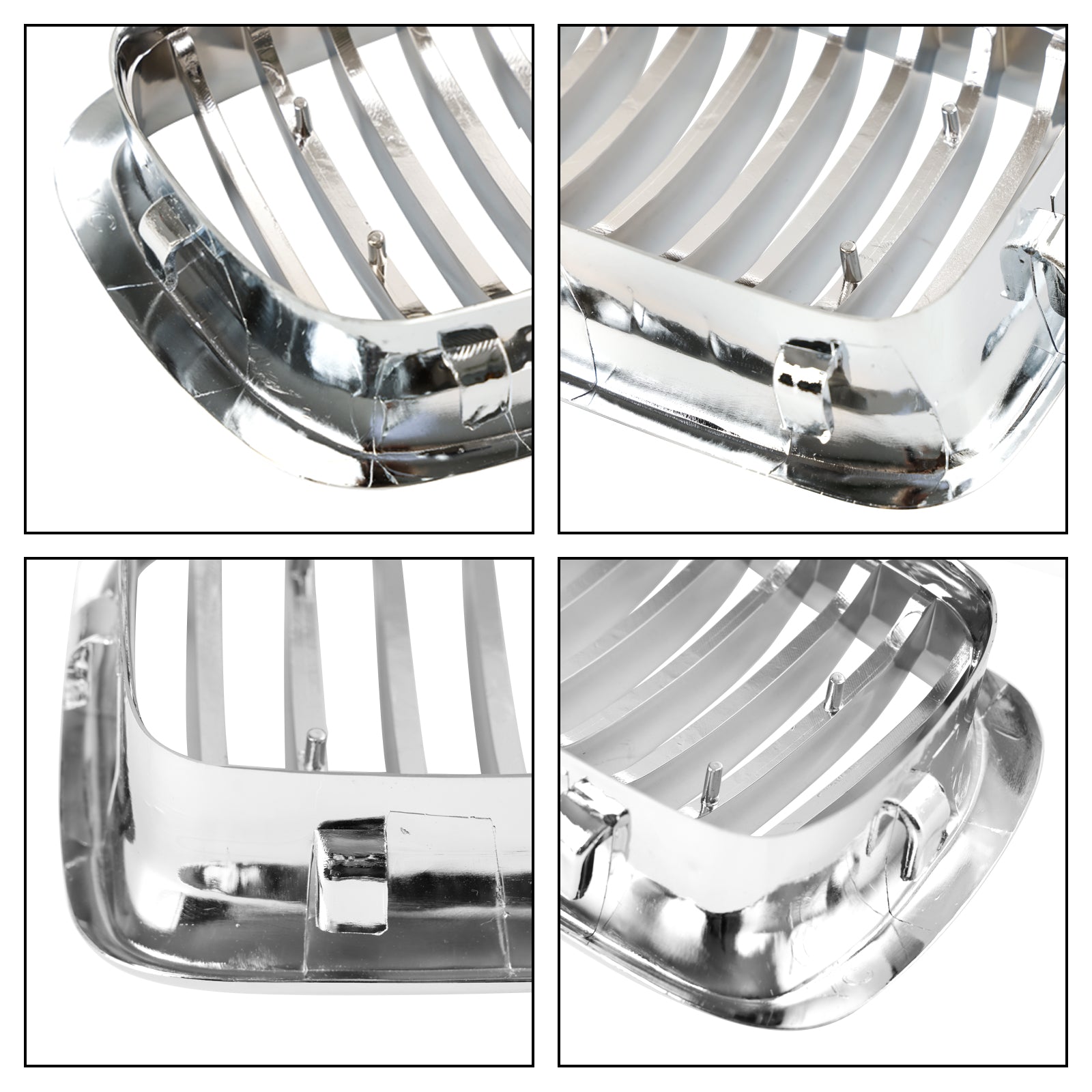 BMW 7 Series E38 1994-2001 Chrome Front Kidney Grill Grille 2PCS