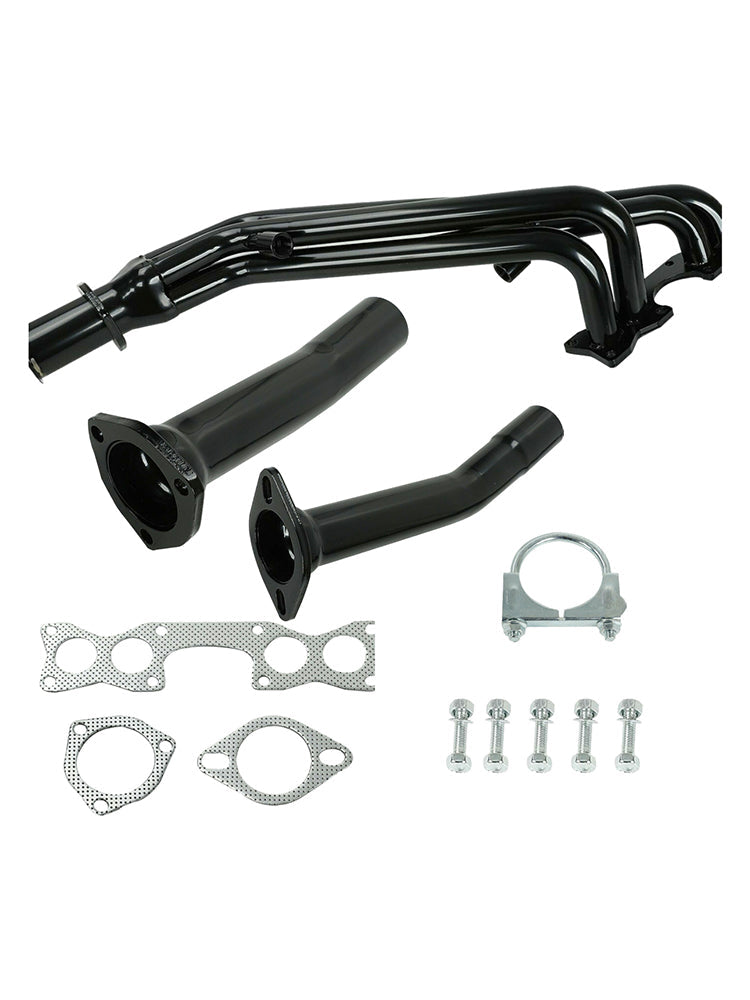 Steel Header Manifold Exhaust Fit Nissan D21 Pickup 2.4L 1990-1995 Tri-Y