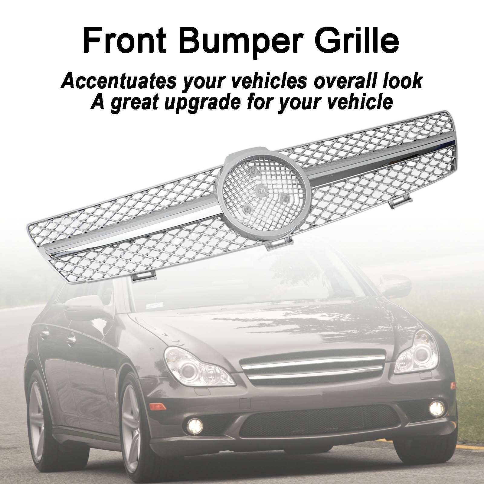 2005 2006 2007 2008 Mercedes Benz W219 CLS350 CLS500 CLS550 Front Bumper Grill Grille