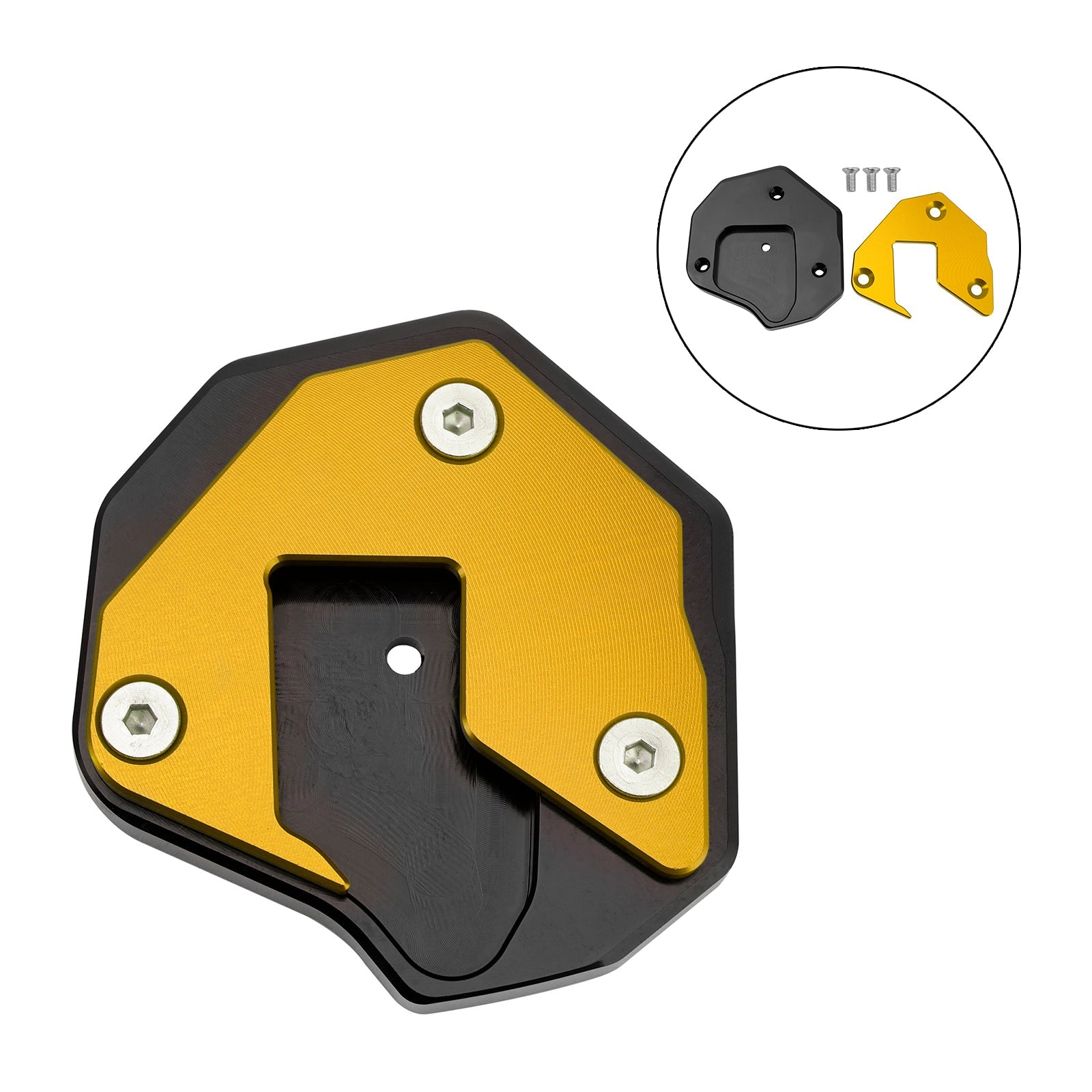 2008-2020 Suzuki GSXR1300R Kickstand Enlarge Plate Pad