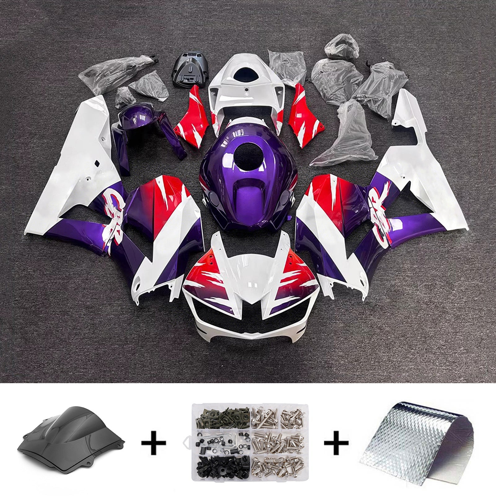 Injection Fairing Kit Bodywork Plastic ABS For Honda CBR600RR 2013-2025 F5