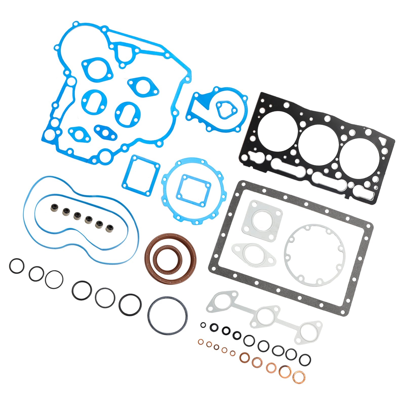 KUBOTA TRACTOR 2400HST-D B2400HST-E B2410HSD Complete Cylinder Head With Valve Spring & Gasket Kit D1105 RTV1100