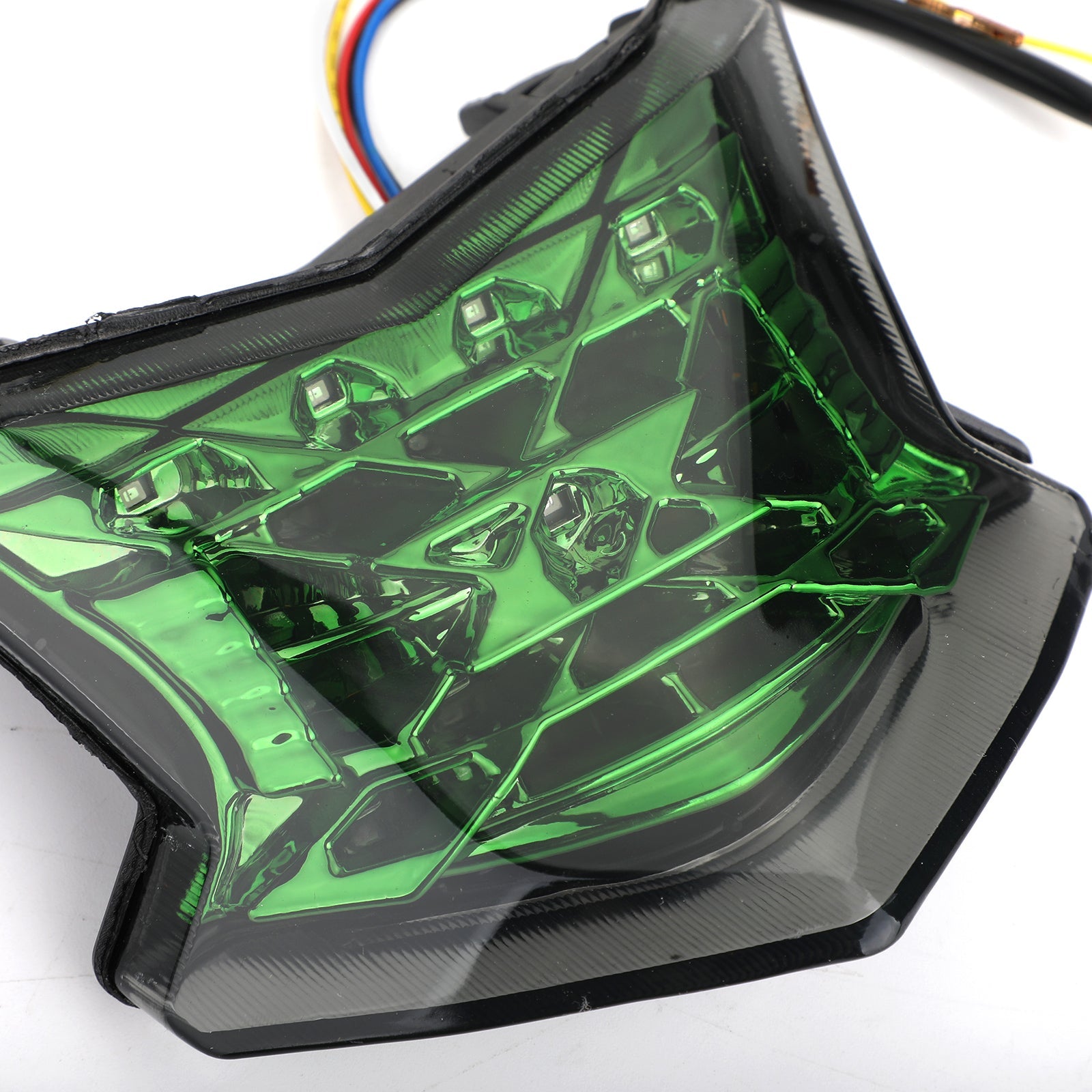 LED Brake Turn Signals Taillight For Kawasaki Z650 Ninja 650 Z900 17-19 Green