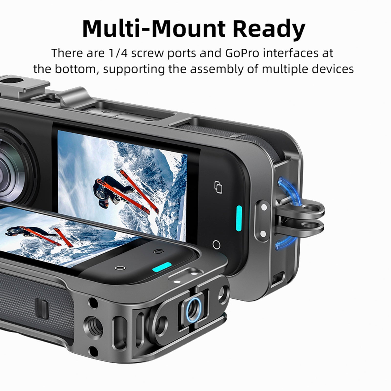 Camera Accessories Protective Frame Case With Lens Cover Kit For Insta360 X5