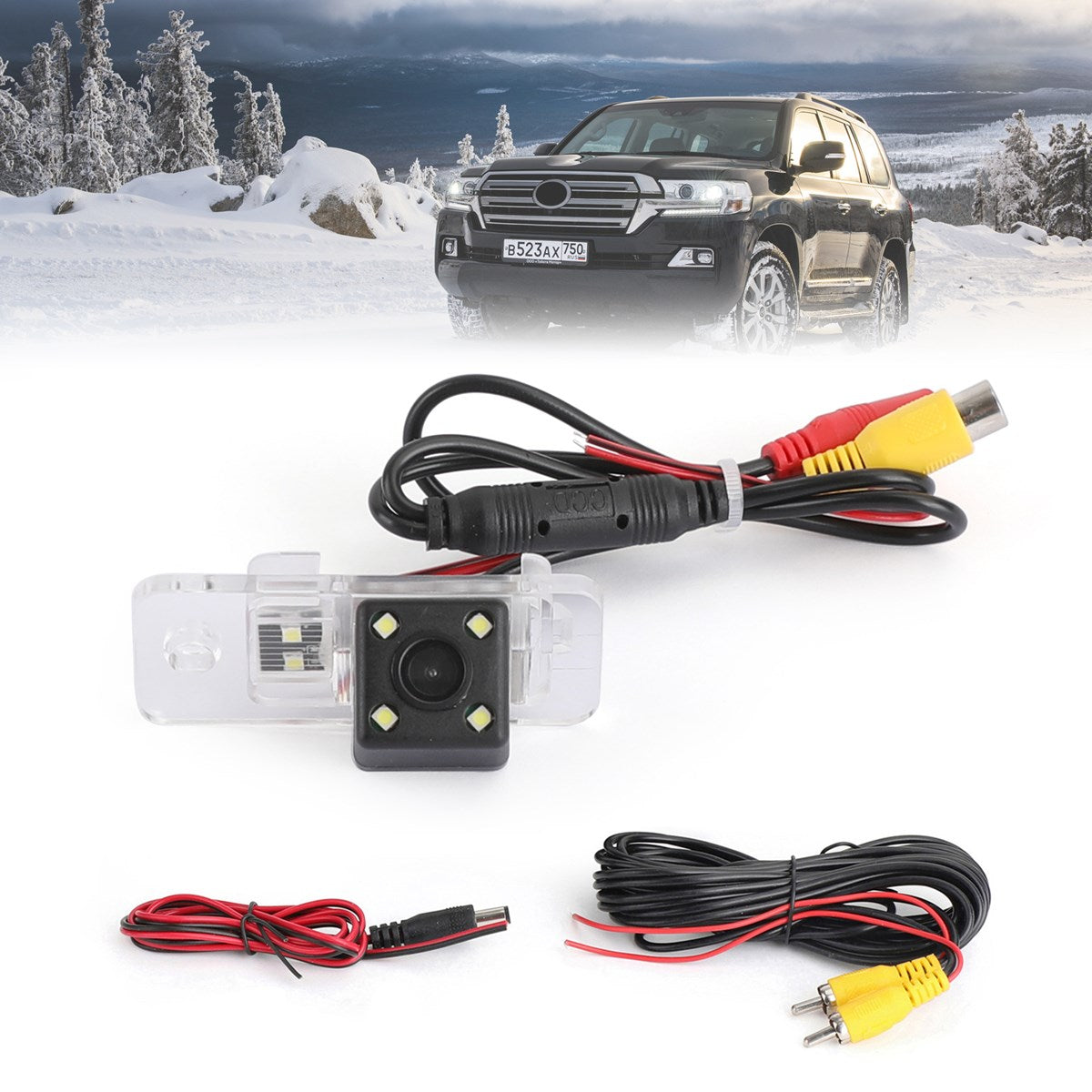 Reverse Backup Camera 4LED for Audi A8 A6 A4 A3 Q7 S5 S6 S8 RS4 RS6 A4L/Q5/A5