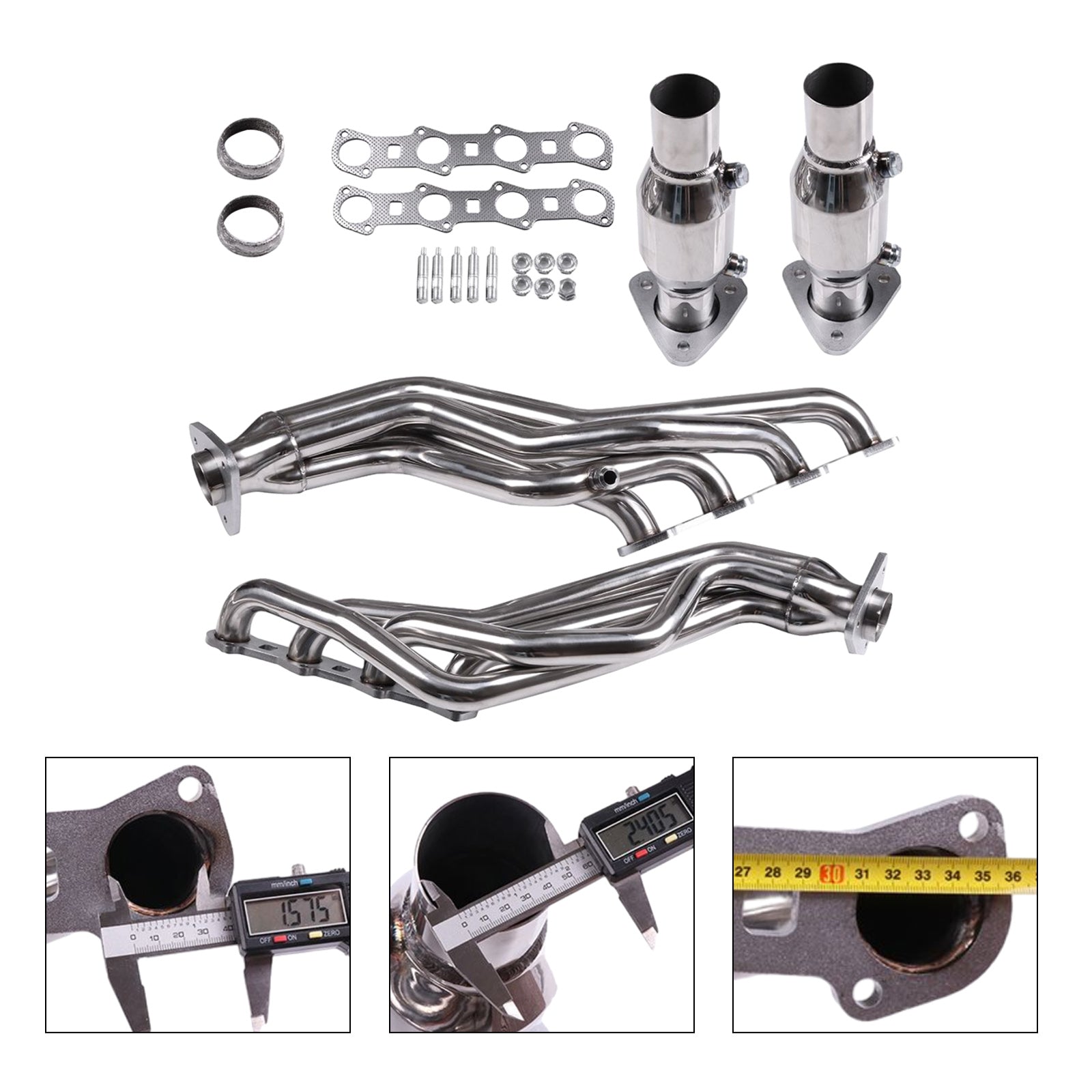 Exhaust Manifold Racing Header Fit Ford F-150 1999-2003 Fit Ford F-150 2004