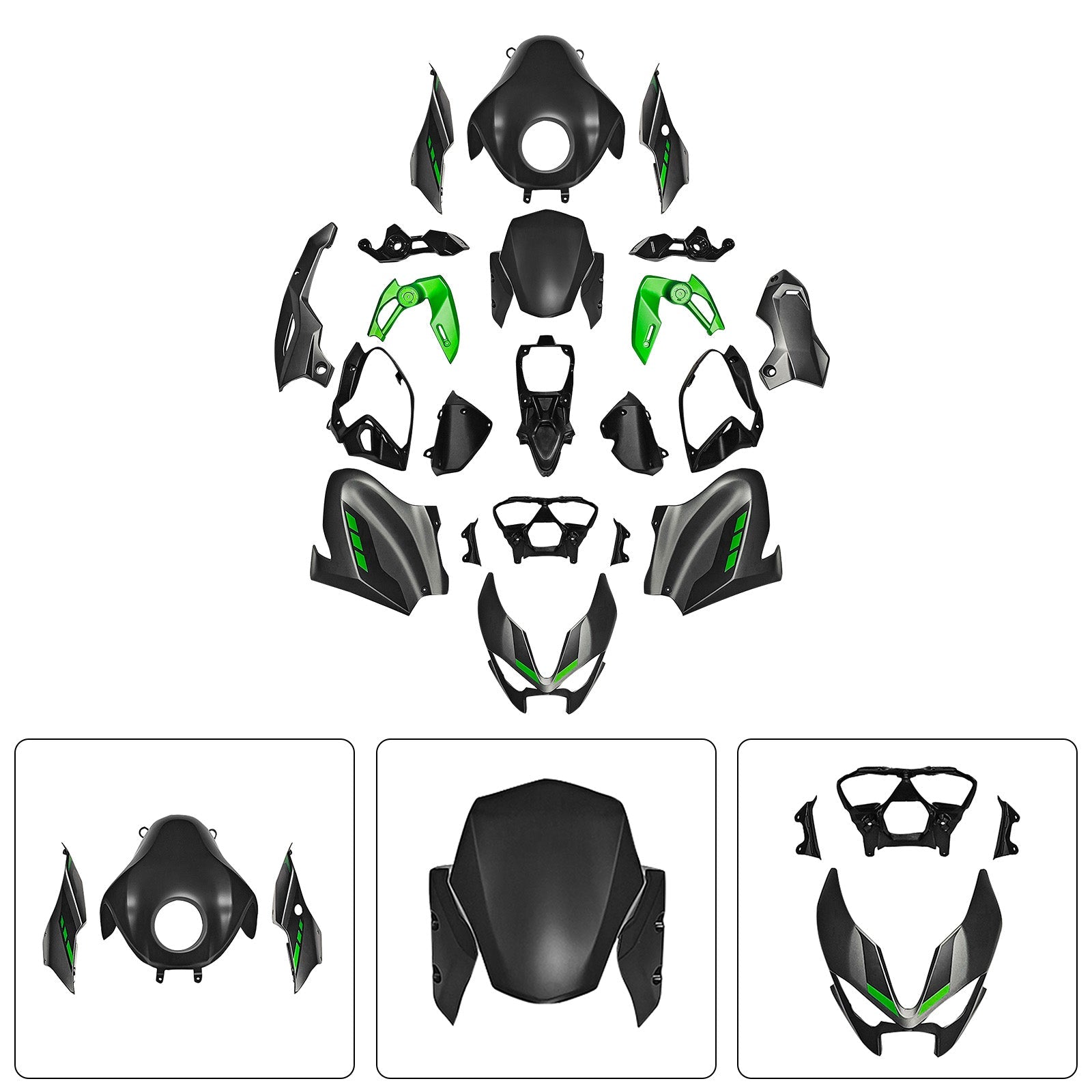 Injection Bodywork Fairing Kit for Kawasaki Z900 2025-2026