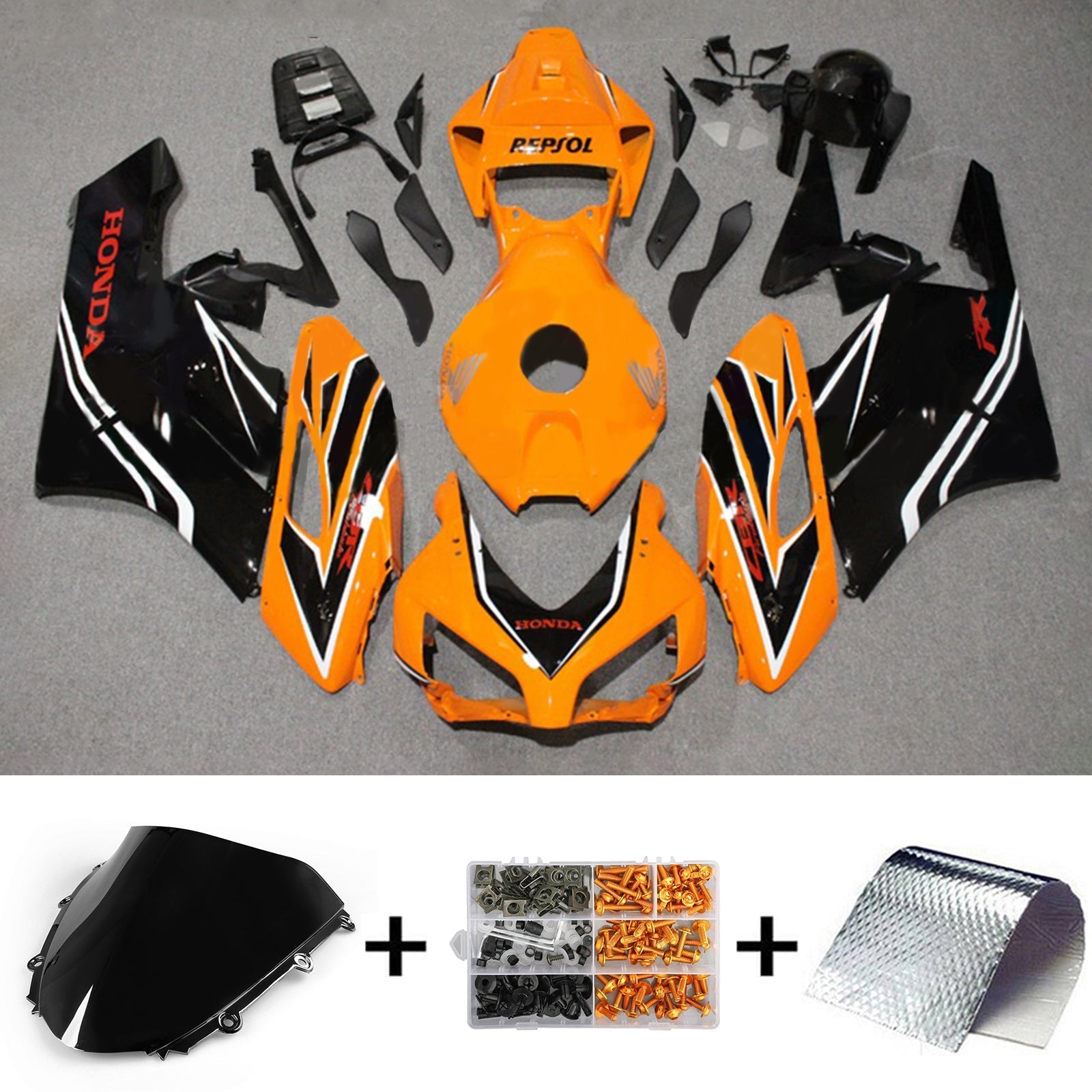 2004-2005 Honda CBR1000RR Fairing Kit Bodywork Plastic ABS