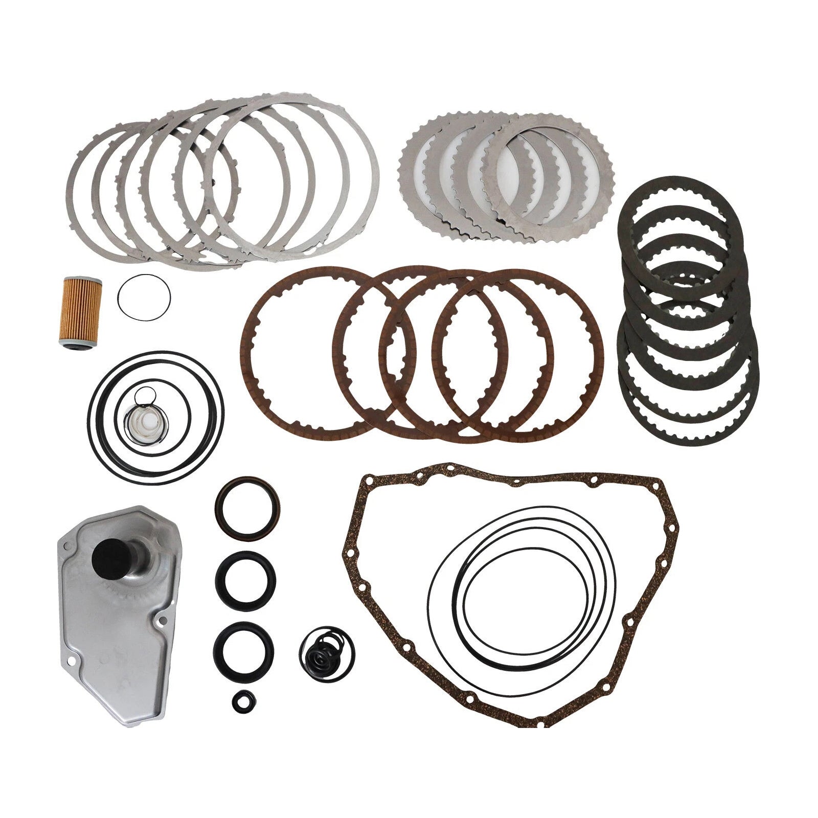 Transmission Master Rebuild Kit Filter Clutch Disc For NISSAN JF015E RE0F11A 2.0