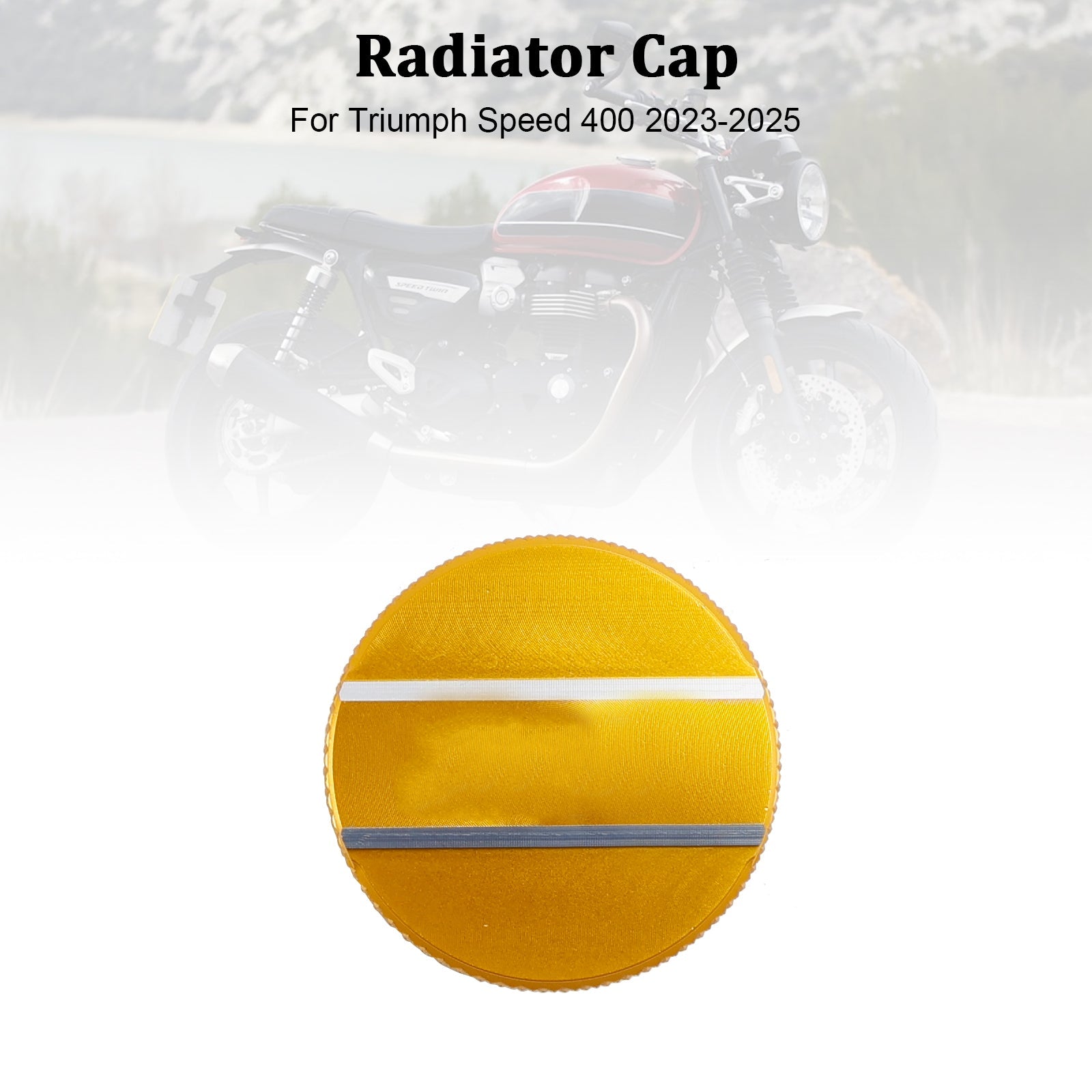 2023-2025 Triumph Speed 400 Radiator Cover coolant Cap Lid