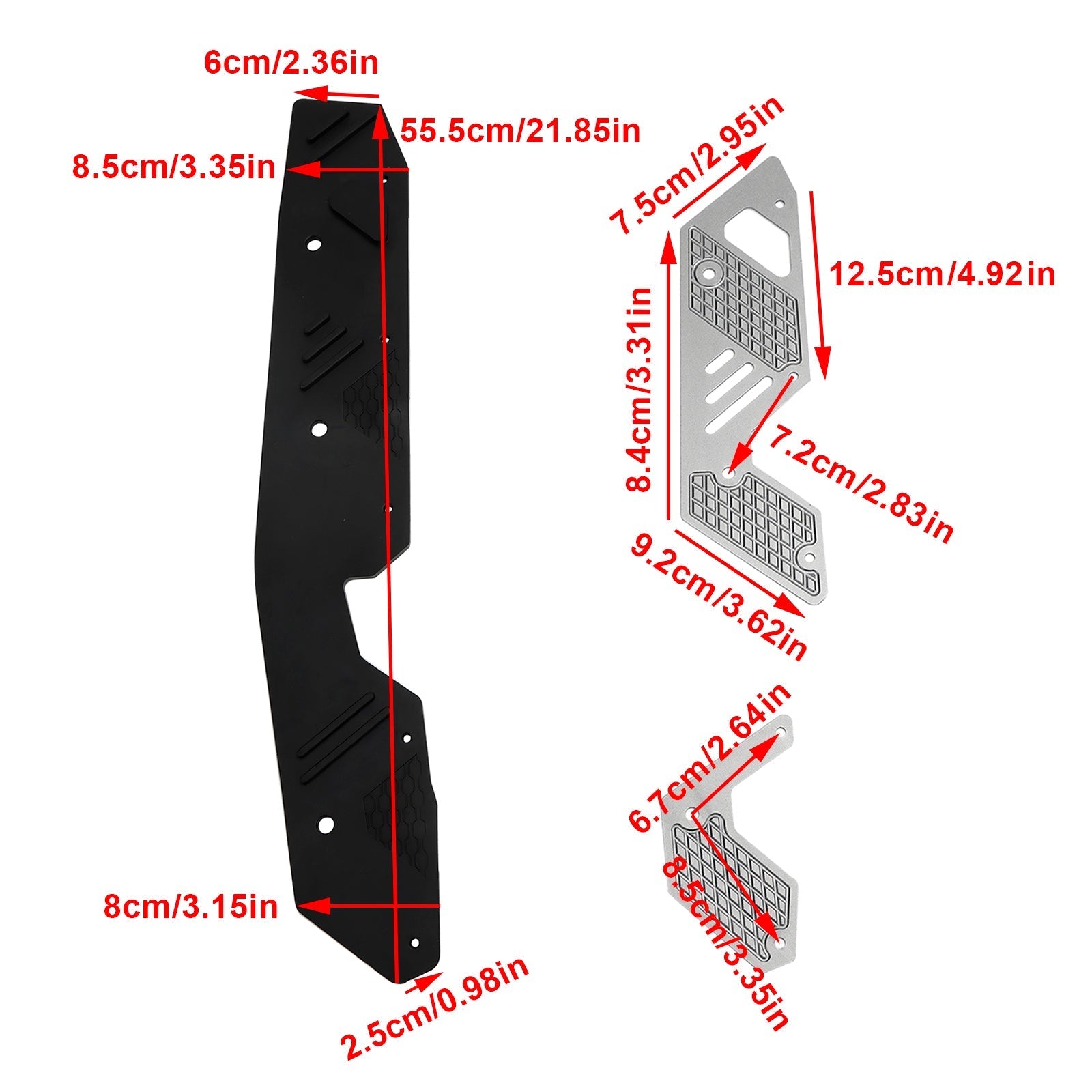 2022-2023 HONDA ADV160 Footrest Foot Pegs Pedal Footboard Plate Guard
