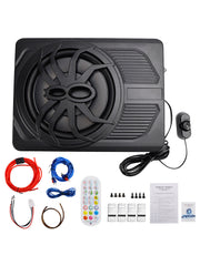 1200W Car Subwoofer 10" 12V Slim Under Seat Powered Car Subwoofer APP Control