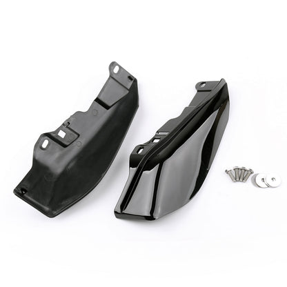 Harley Touring Street Glide Generic Black Mid-Frame Air Heat Deflector Trim Shield For