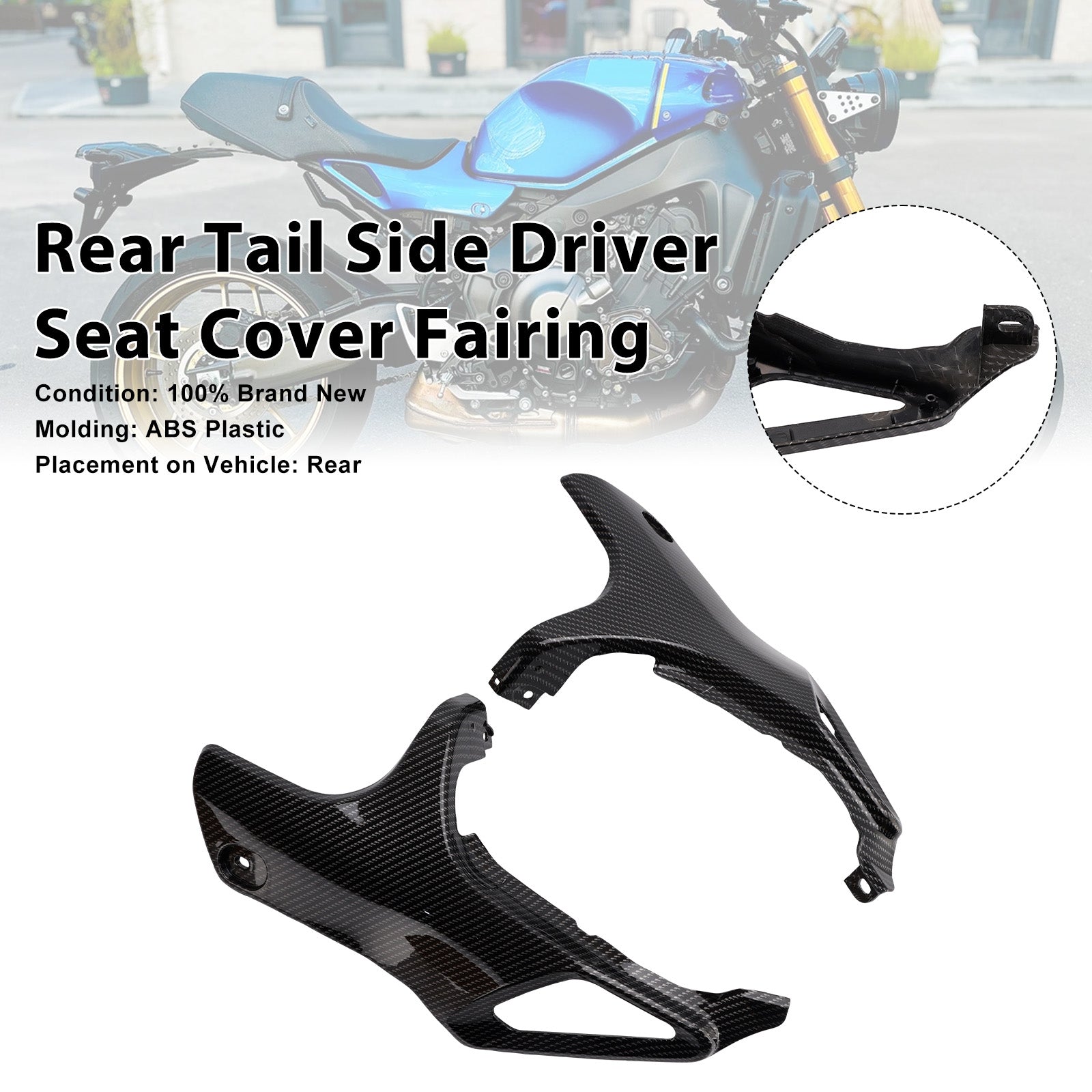 2022-2026 For Yamaha XSR900 Side Seat Fairing Panel Cowl
